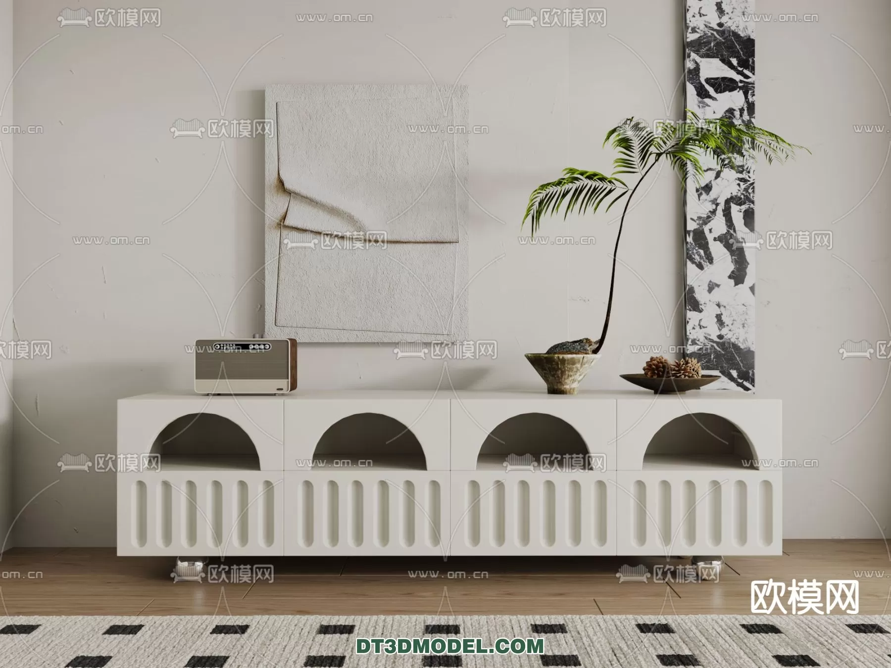 TV SHELF – 3DMODEL – MODERN – 050