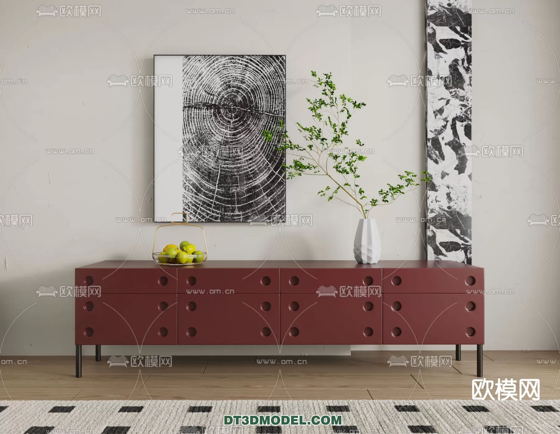 TV SHELF – 3DMODEL – MODERN – 055