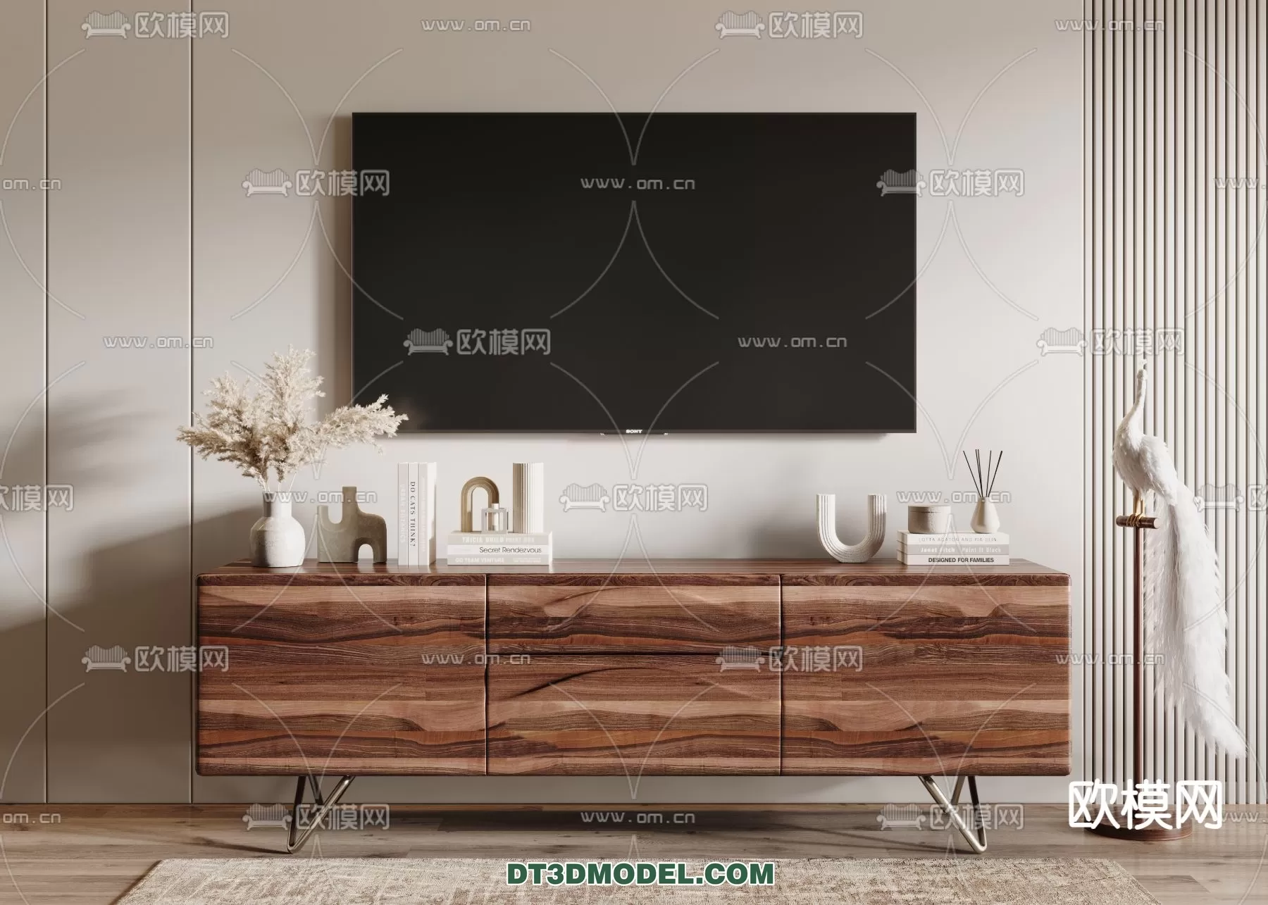 TV SHELF – 3DMODEL – MODERN – 056