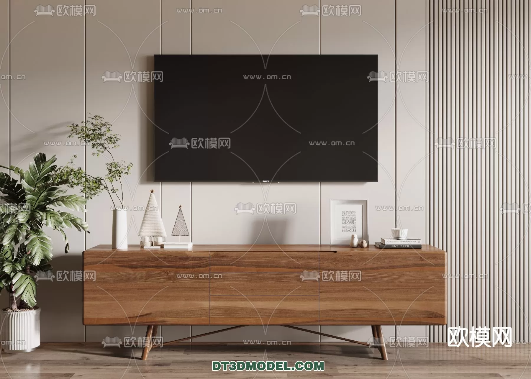 TV SHELF – 3DMODEL – MODERN – 059