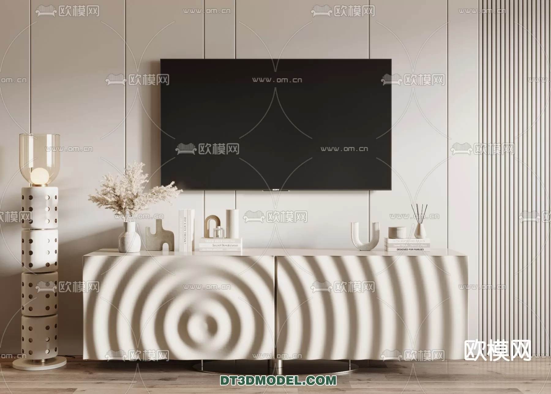 TV SHELF – 3DMODEL – MODERN – 062