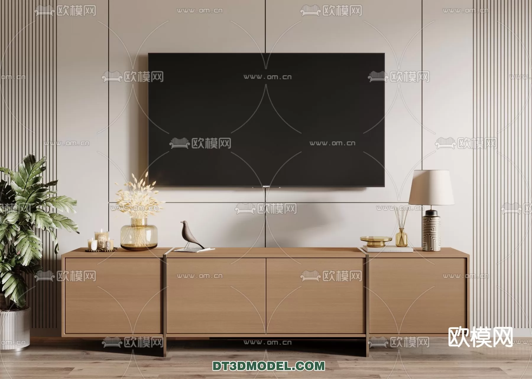 TV SHELF – 3DMODEL – MODERN – 064