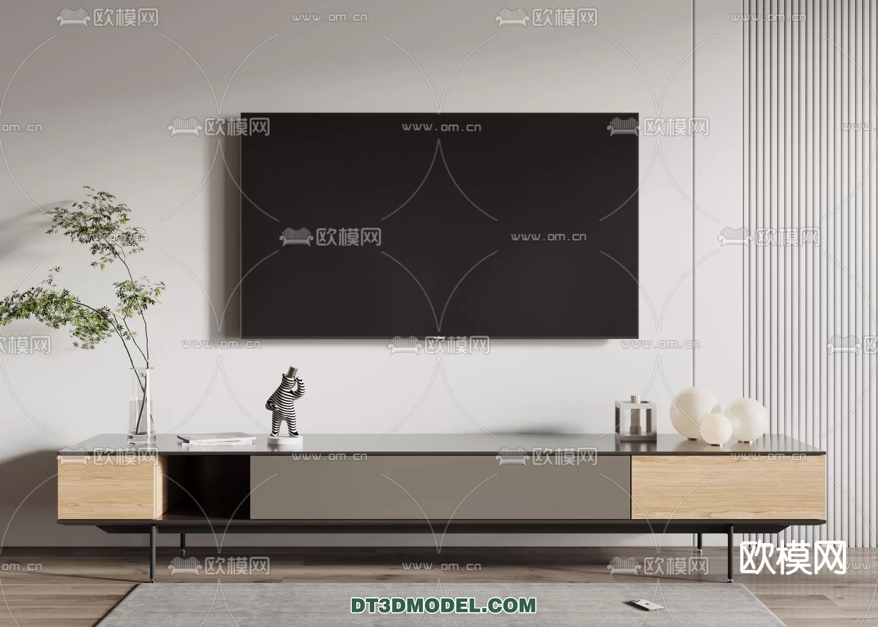 TV SHELF – 3DMODEL – MODERN – 069