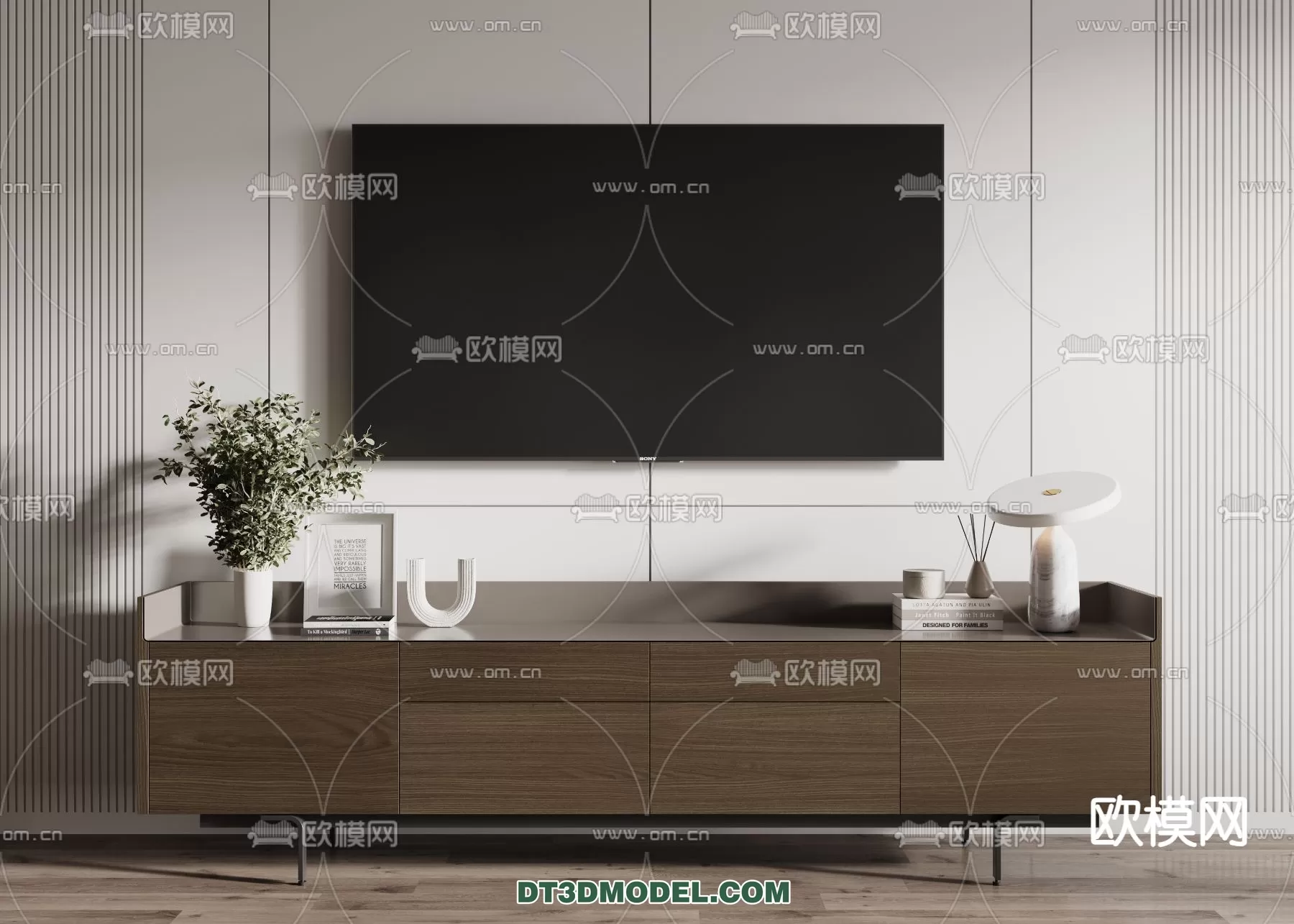 TV SHELF – 3DMODEL – MODERN – 070