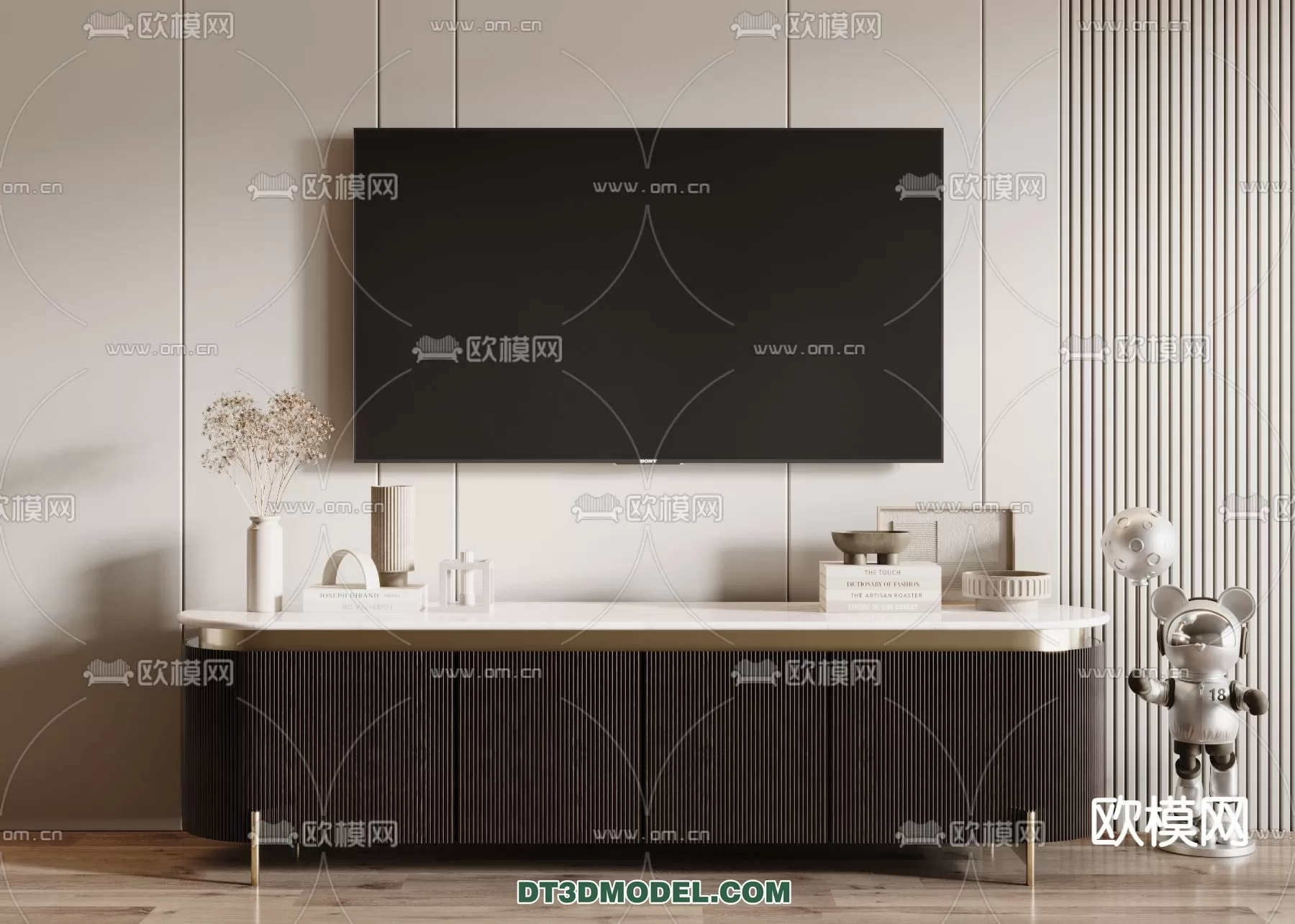 TV SHELF – 3DMODEL – MODERN – 072