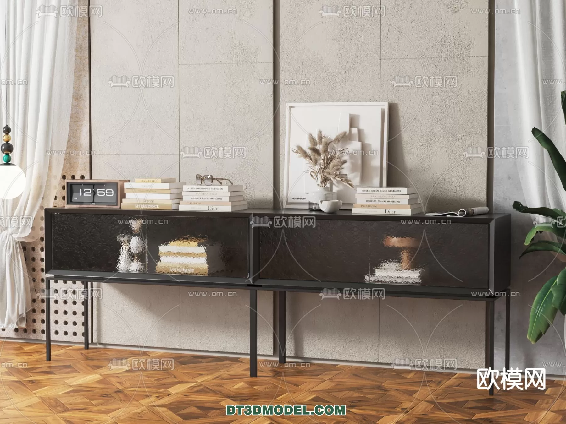 TV SHELF – 3DMODEL – MODERN – 076