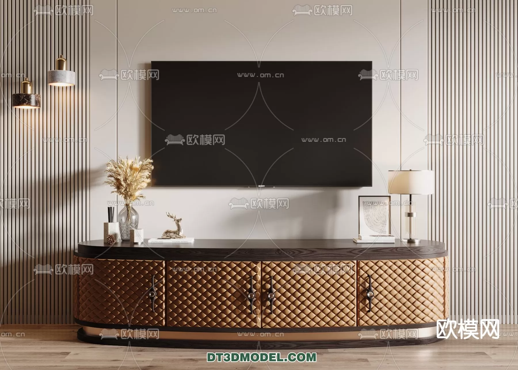 TV SHELF – 3DMODEL – MODERN – 079