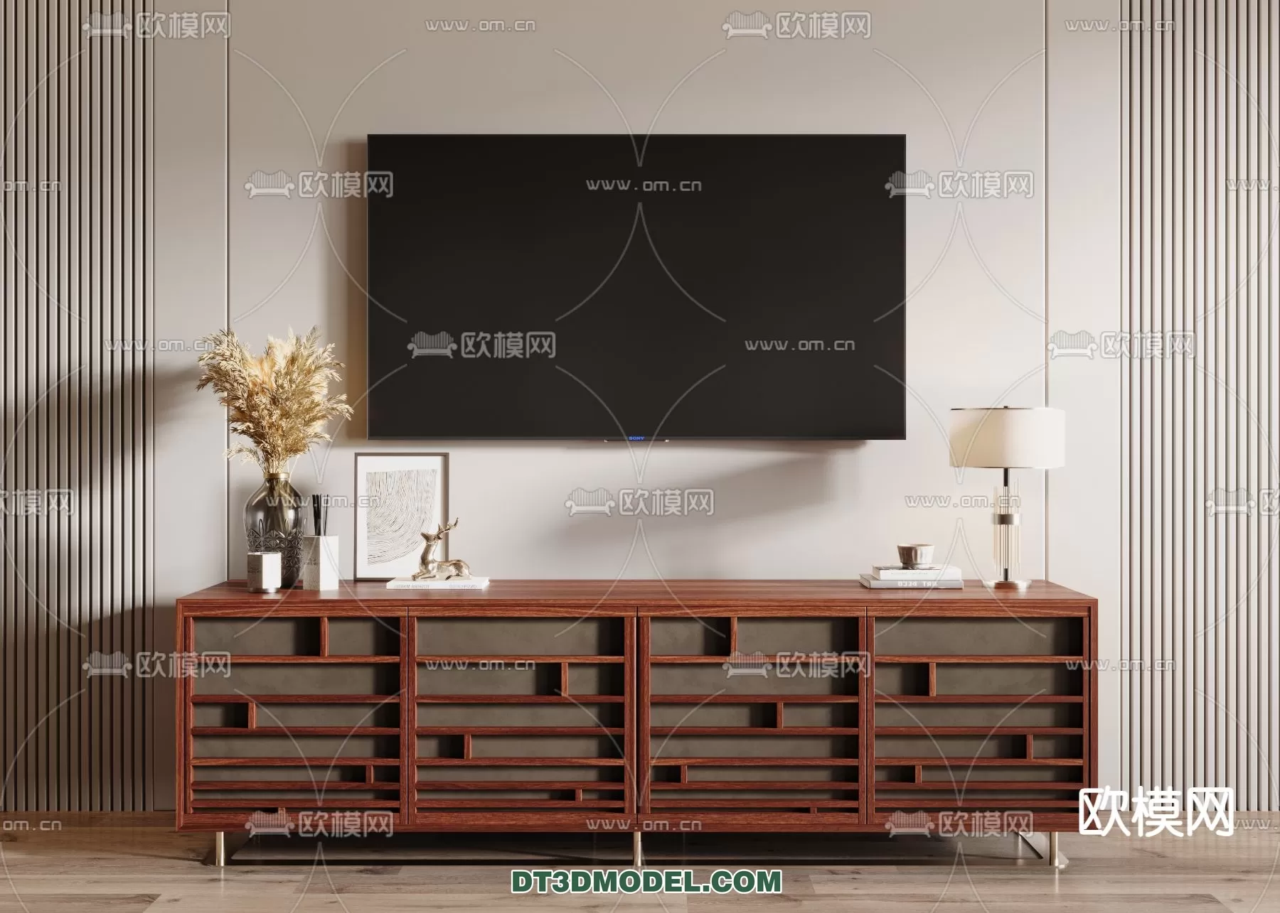 TV SHELF – 3DMODEL – MODERN – 083