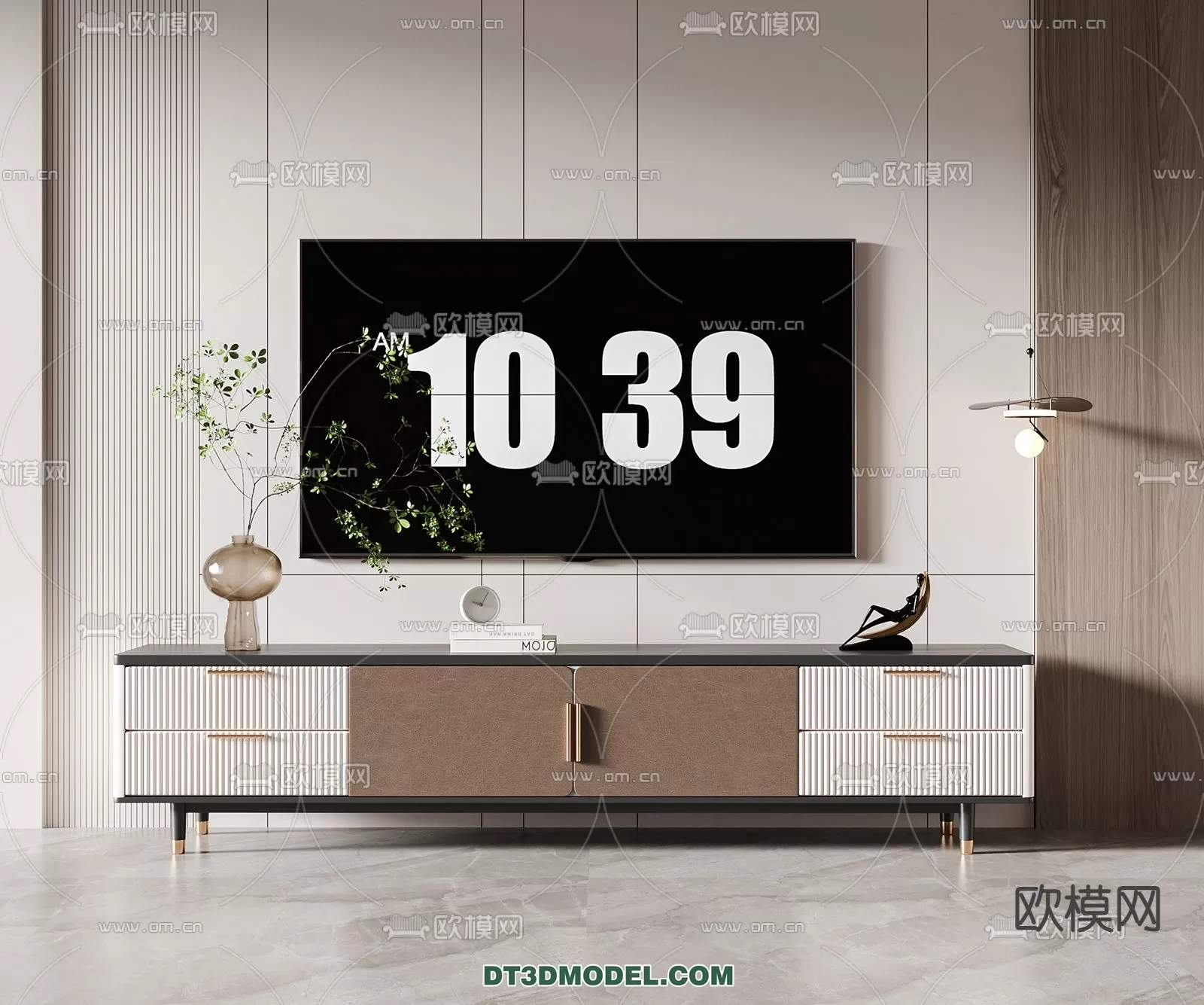 TV SHELF – 3DMODEL – MODERN – 084