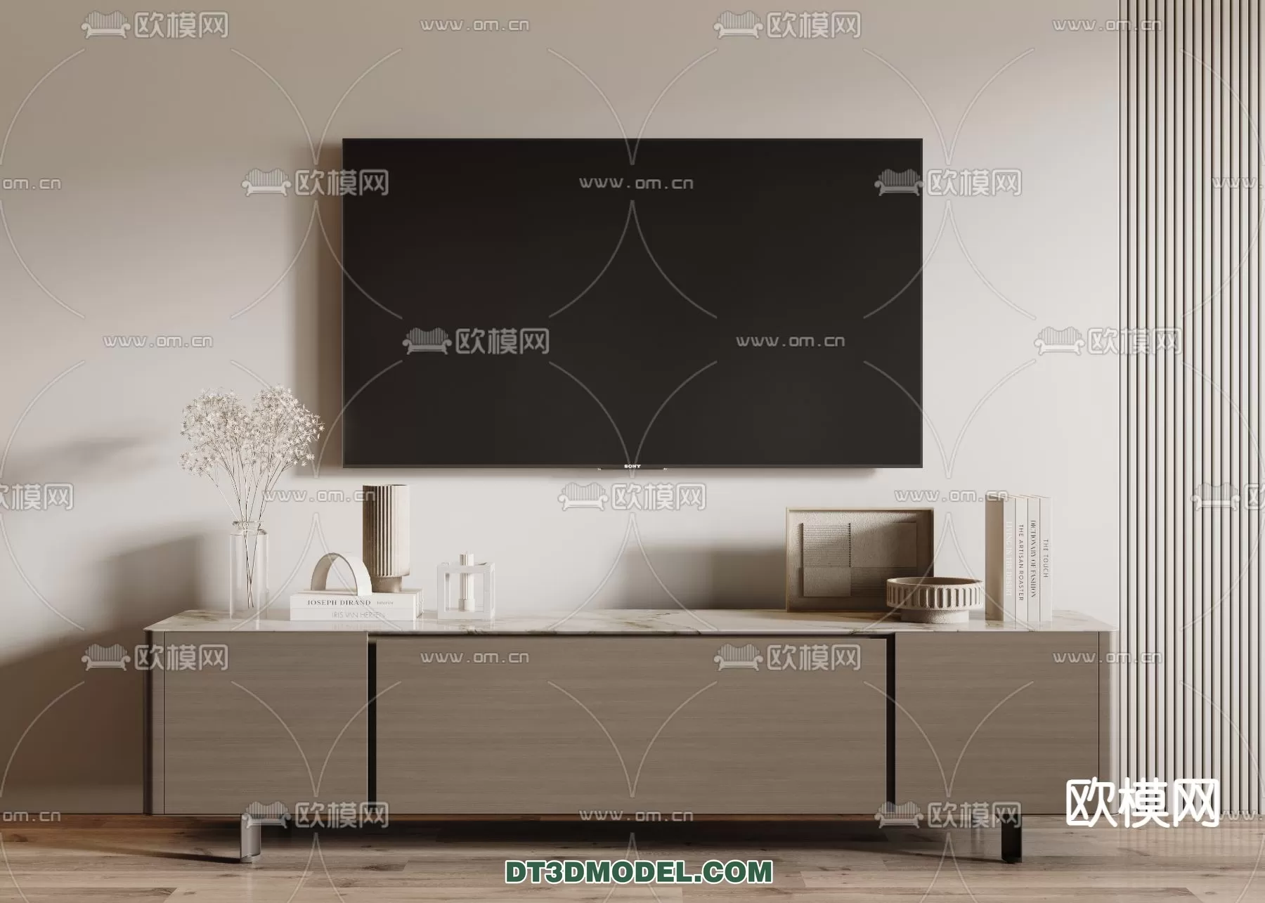 TV SHELF – 3DMODEL – MODERN – 093