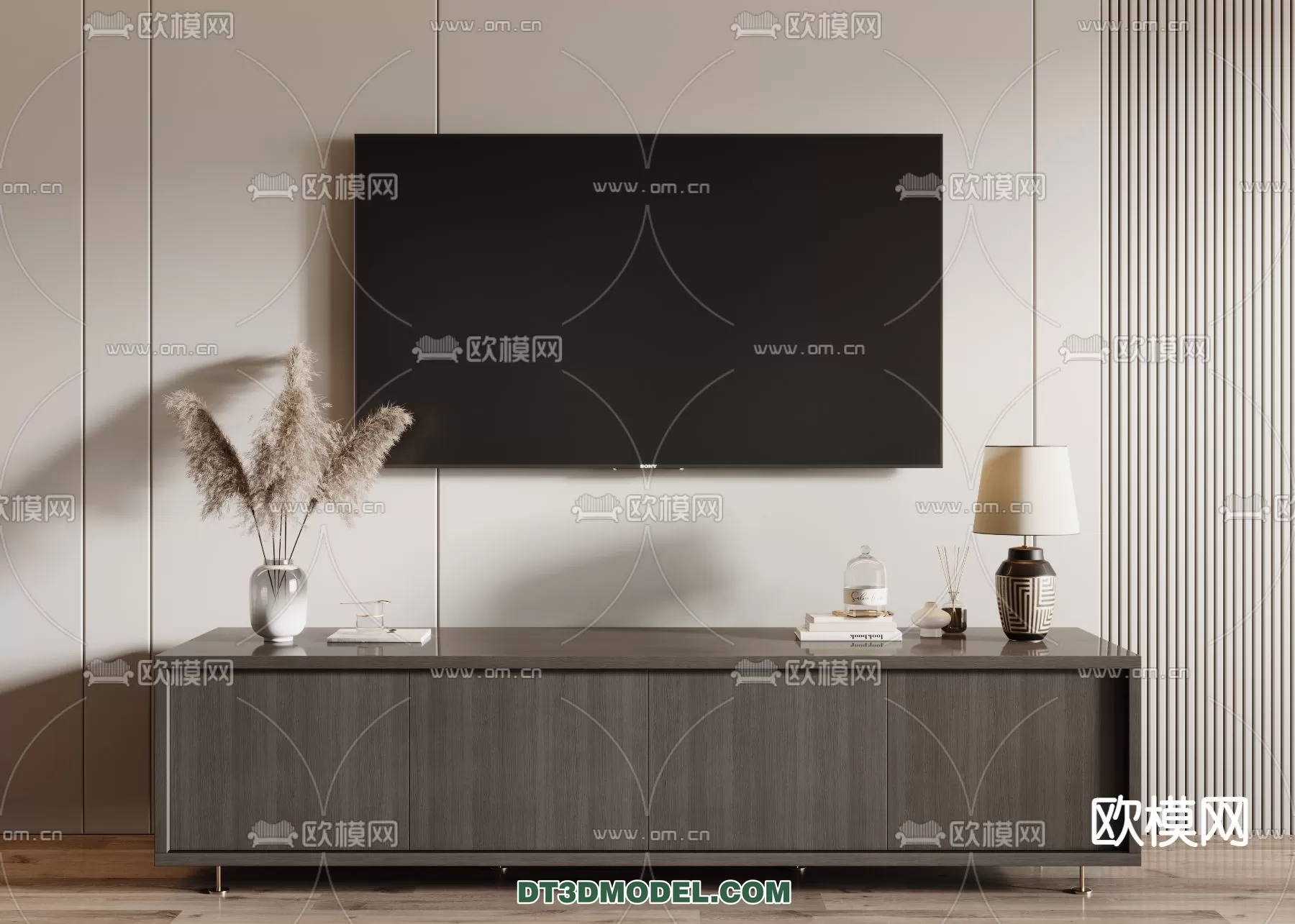 TV SHELF – 3DMODEL – MODERN – 095