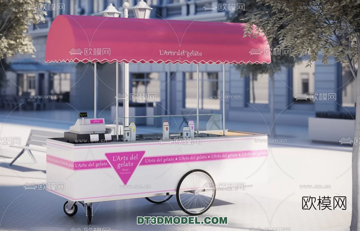 STREET VENDOR CART – 3D MODELS – 003