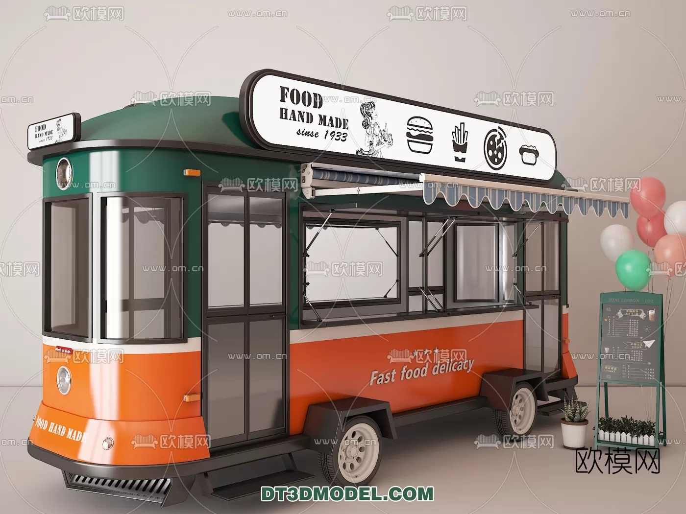 STREET VENDOR CART – 3D MODELS – 010