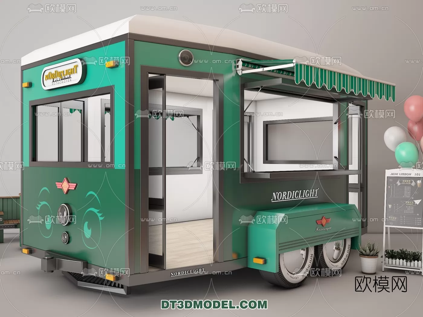 STREET VENDOR CART – 3D MODELS – 011