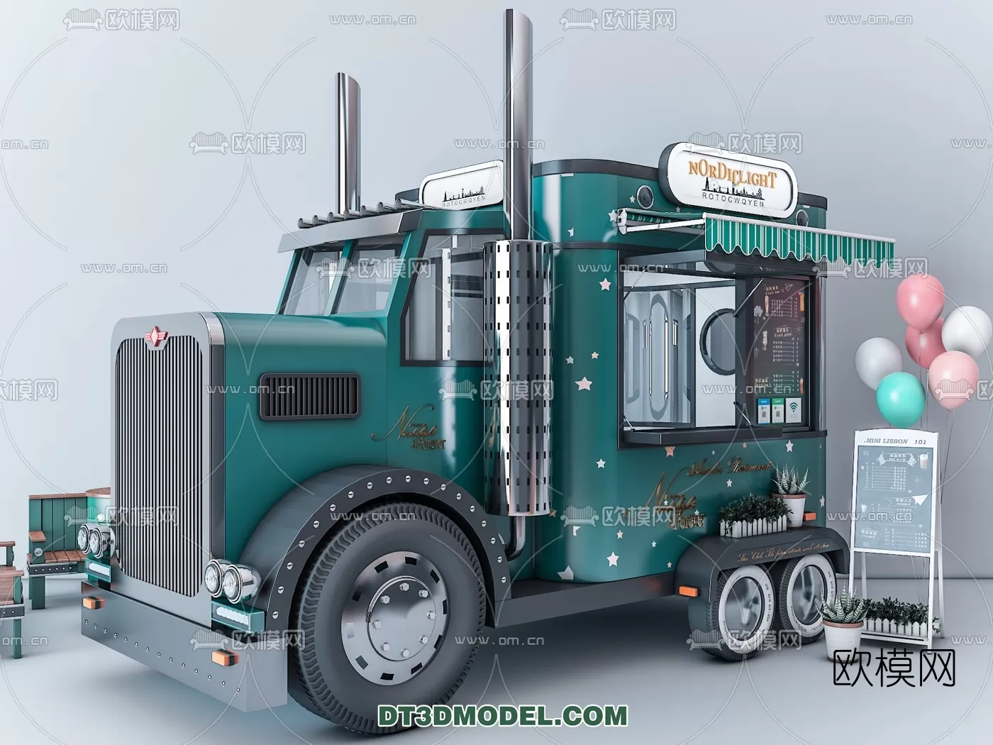 STREET VENDOR CART – 3D MODELS – 019