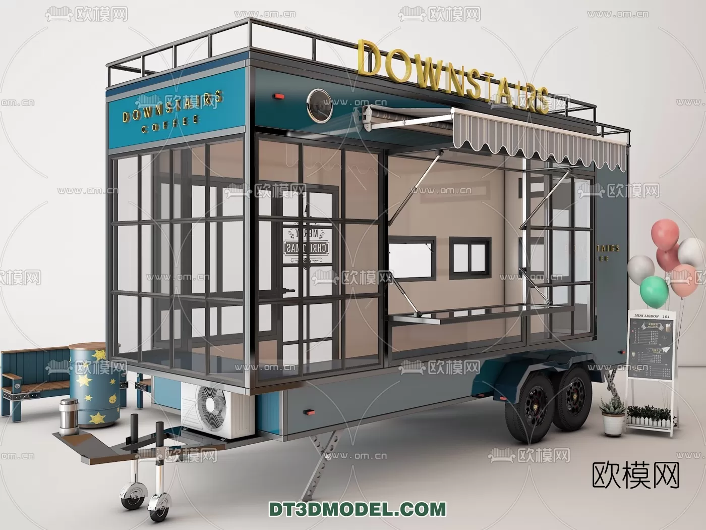 STREET VENDOR CART – 3D MODELS – 021