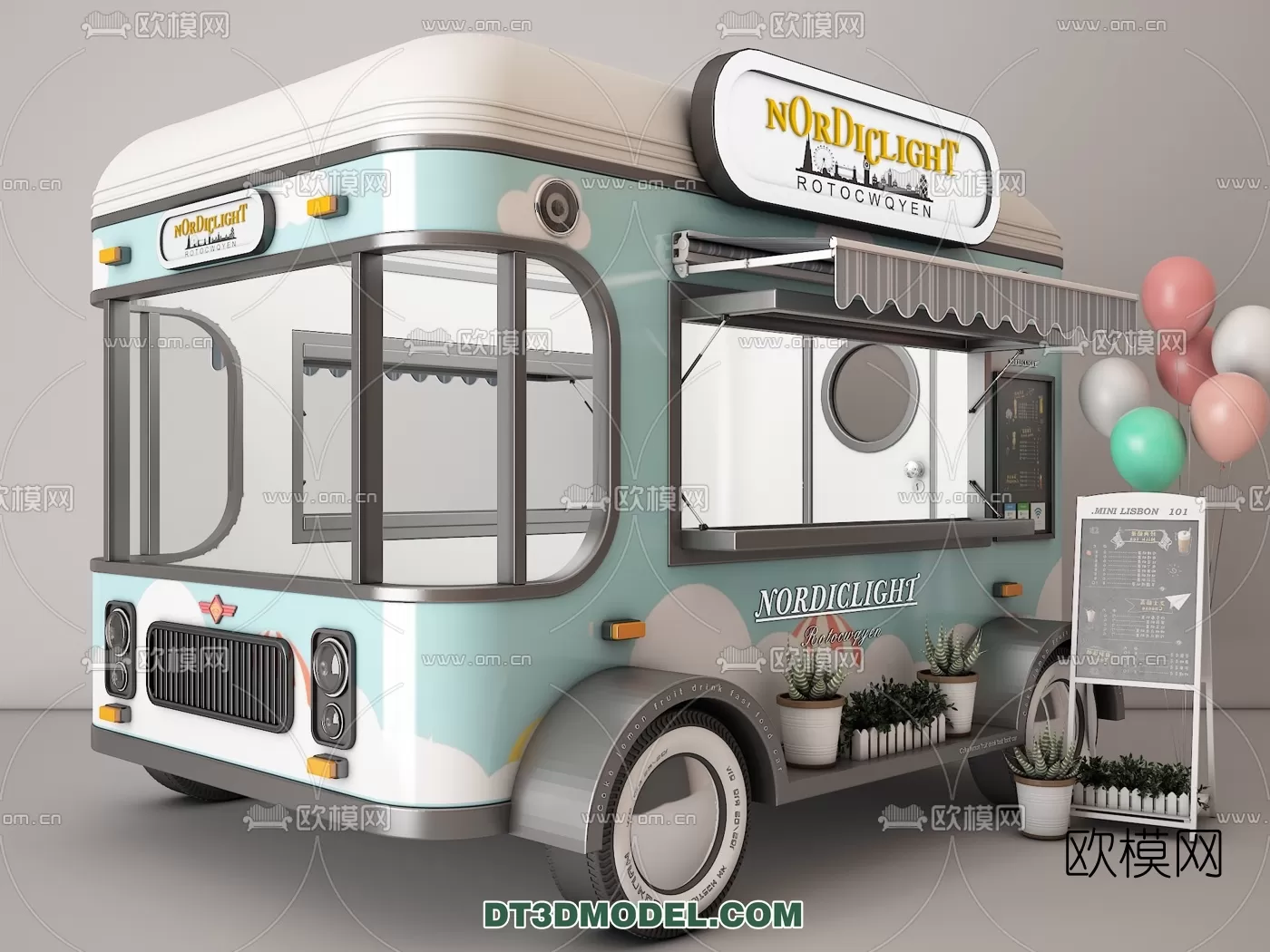 STREET VENDOR CART – 3D MODELS – 023