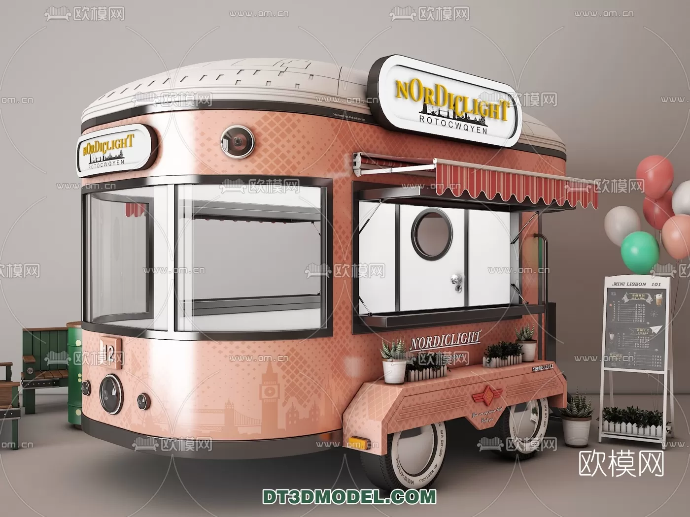 STREET VENDOR CART – 3D MODELS – 024