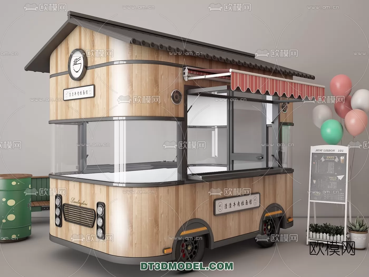 STREET VENDOR CART – 3D MODELS – 025