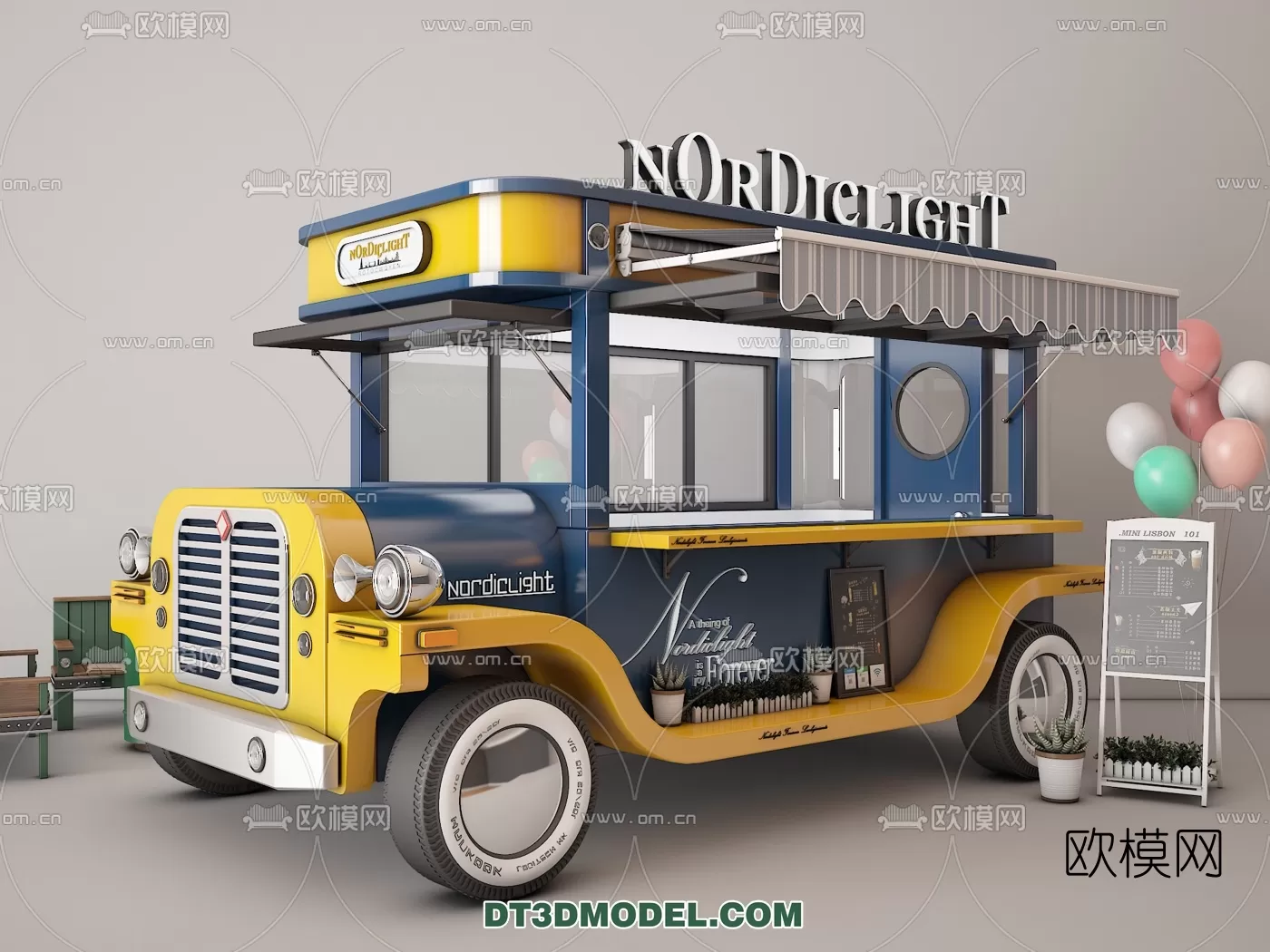 STREET VENDOR CART – 3D MODELS – 026