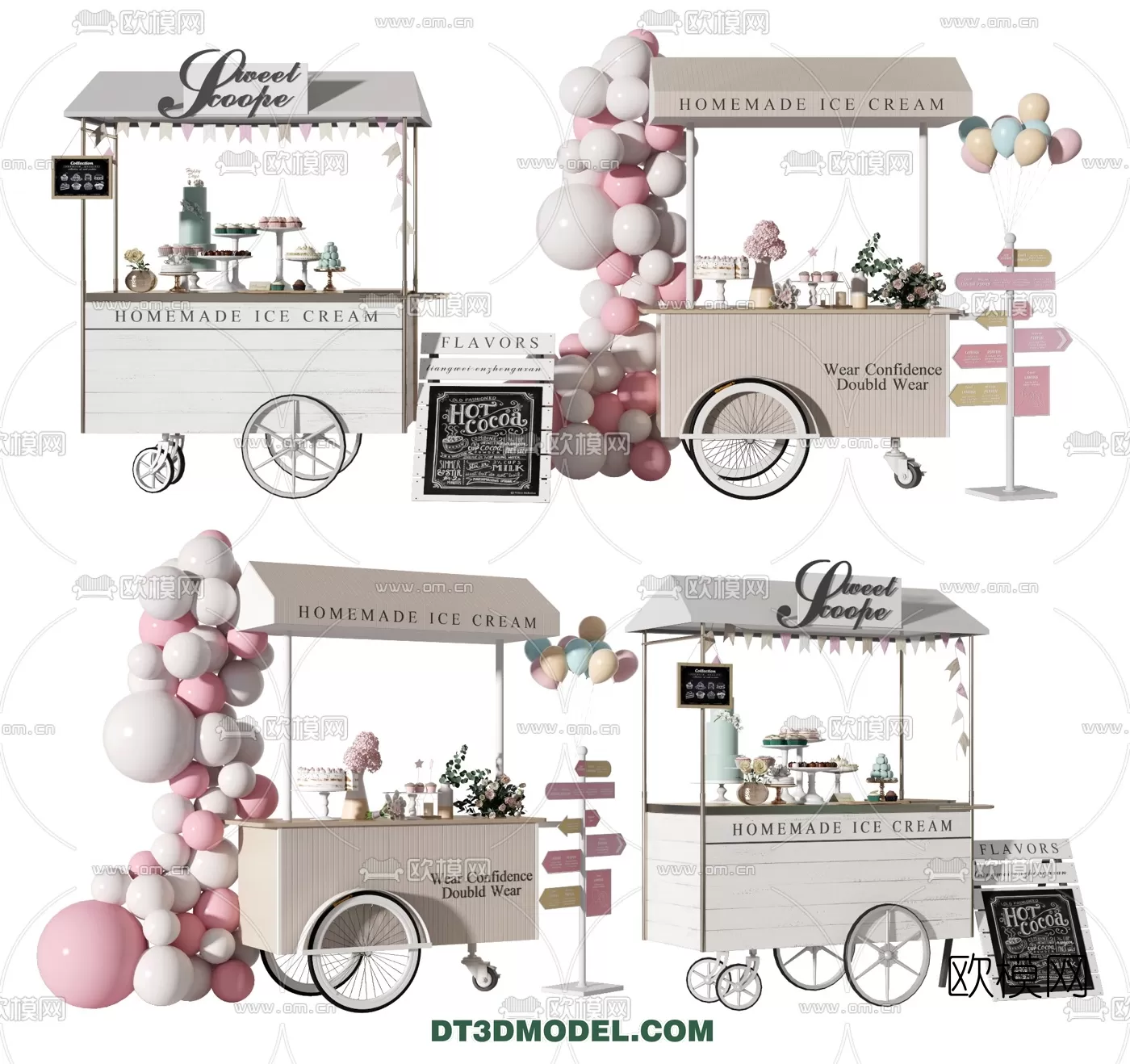 STREET VENDOR CART – 3D MODELS – 034