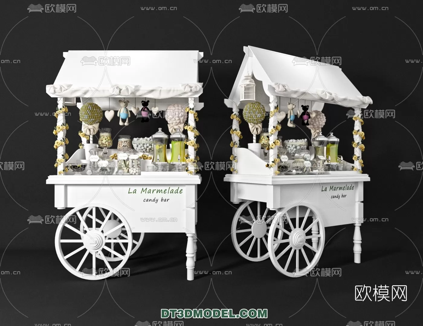 STREET VENDOR CART – 3D MODELS – 038