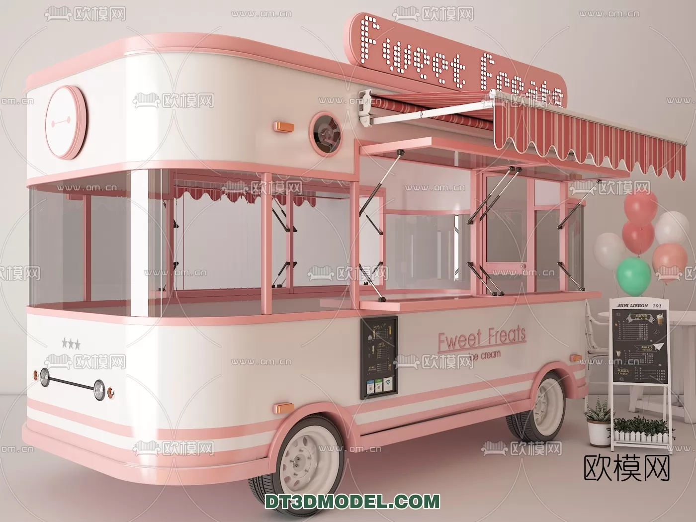STREET VENDOR CART – 3D MODELS – 044