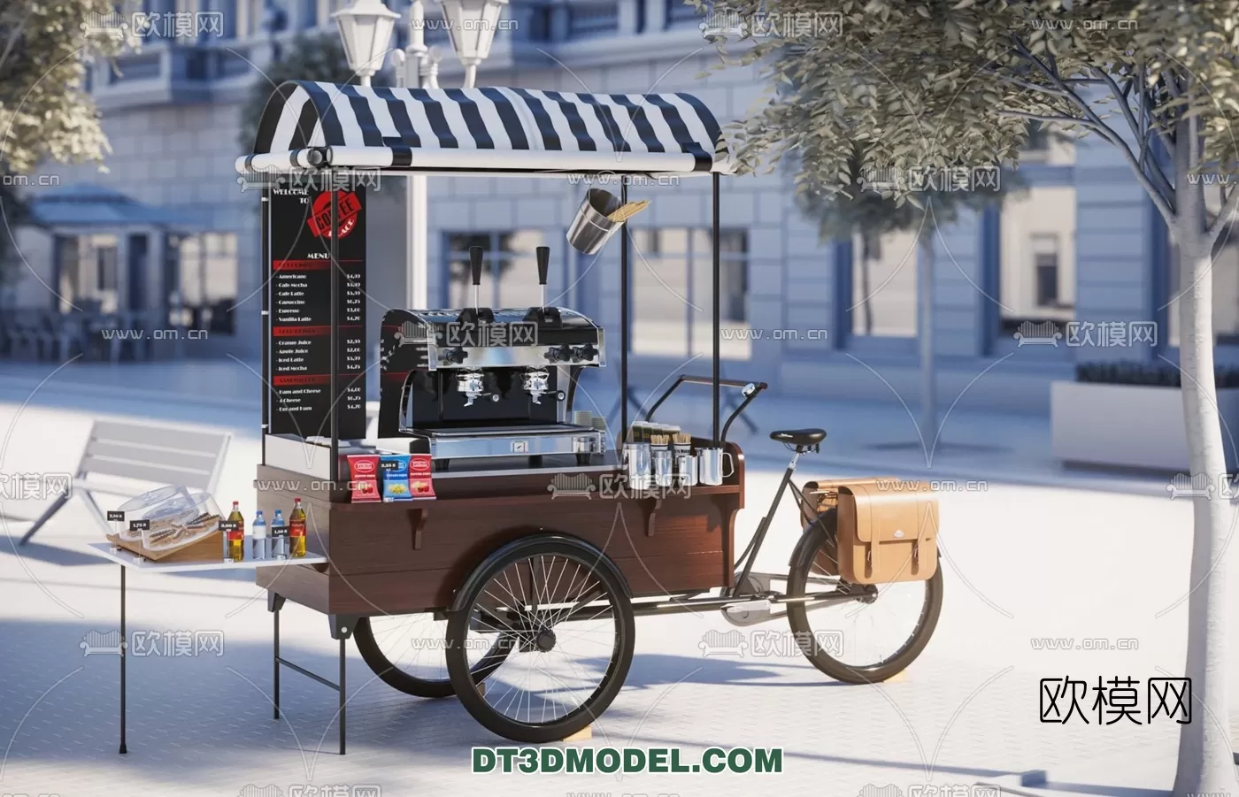 STREET VENDOR CART – 3D MODELS – 047