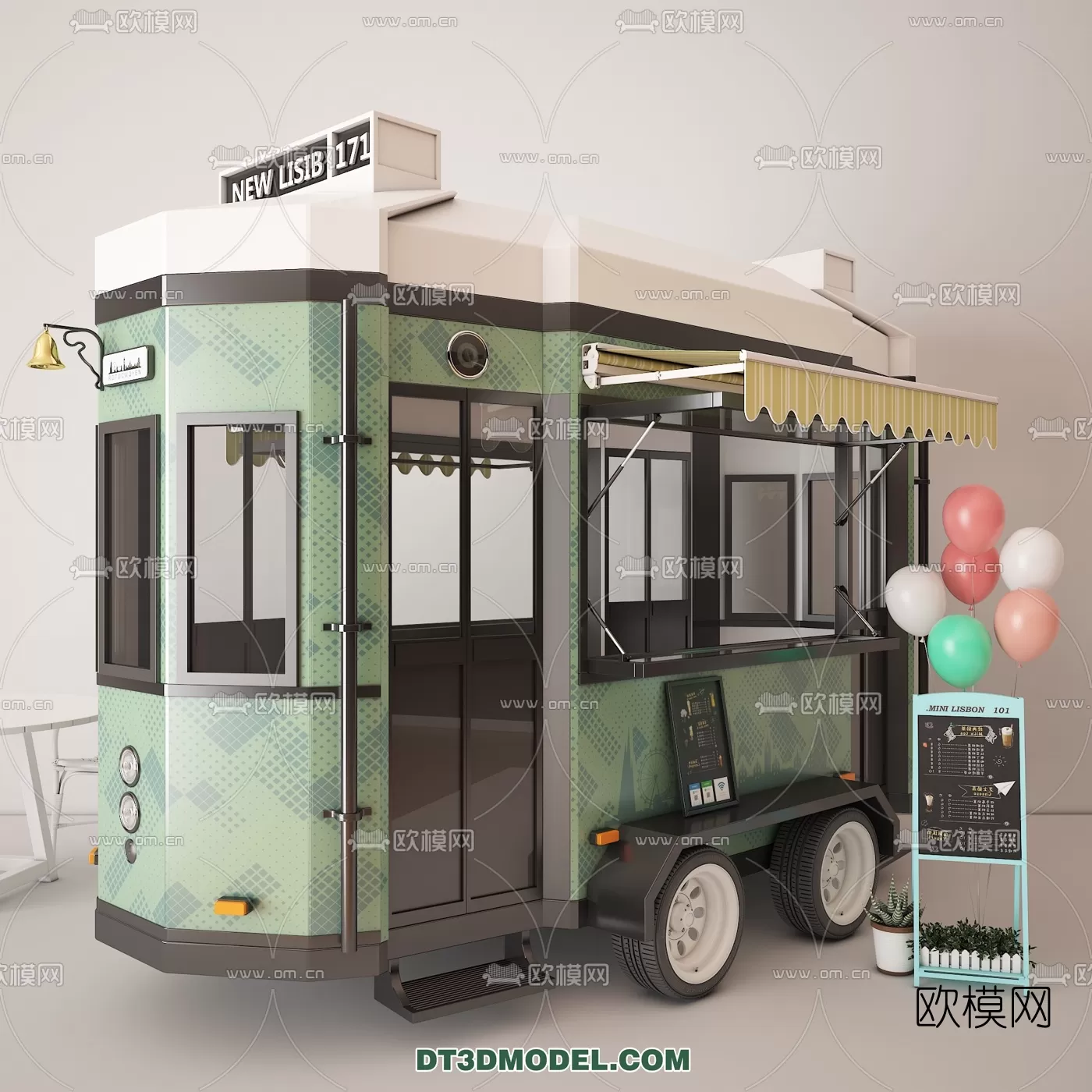 STREET VENDOR CART – 3D MODELS – 049