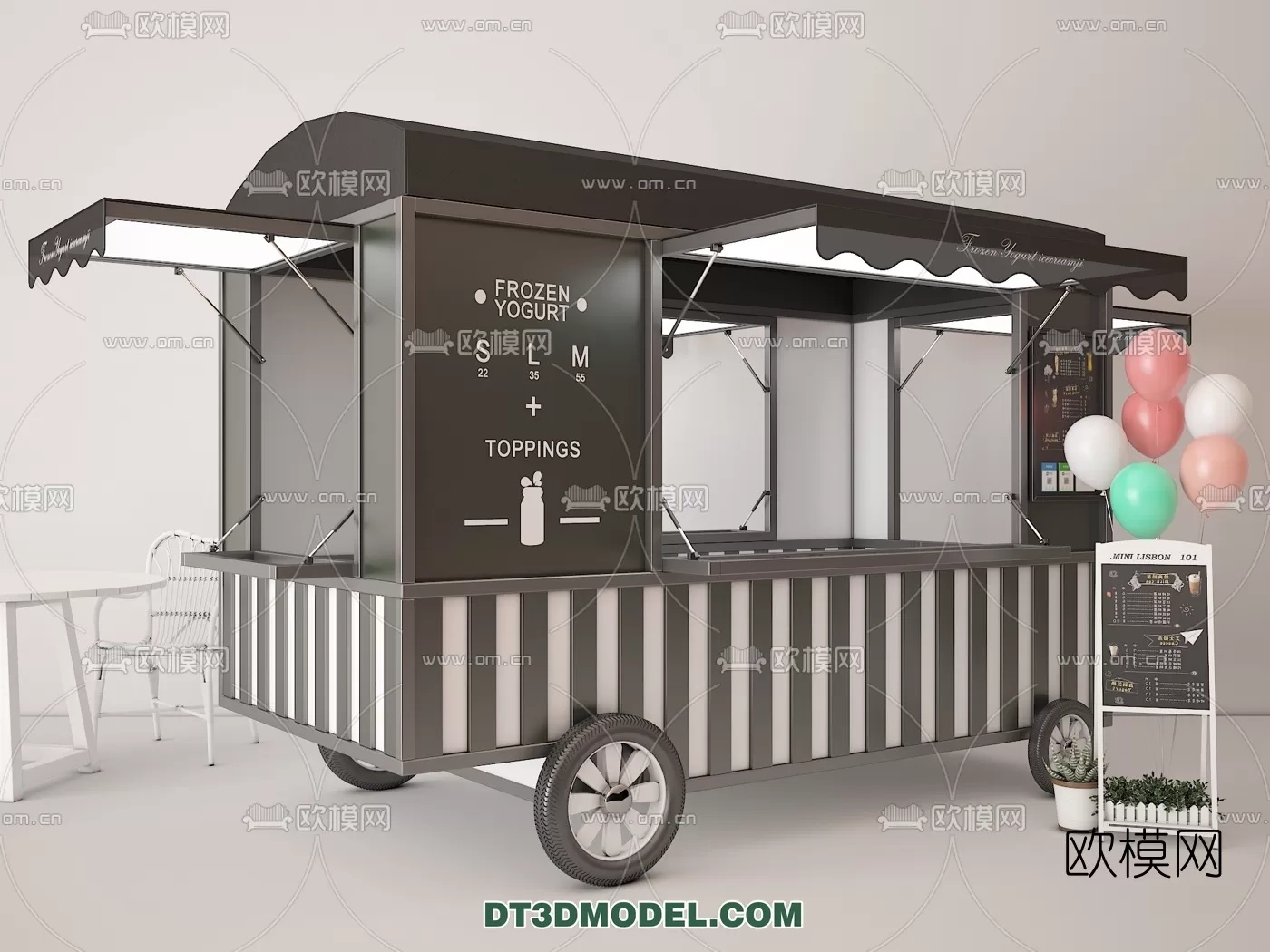 STREET VENDOR CART – 3D MODELS – 050