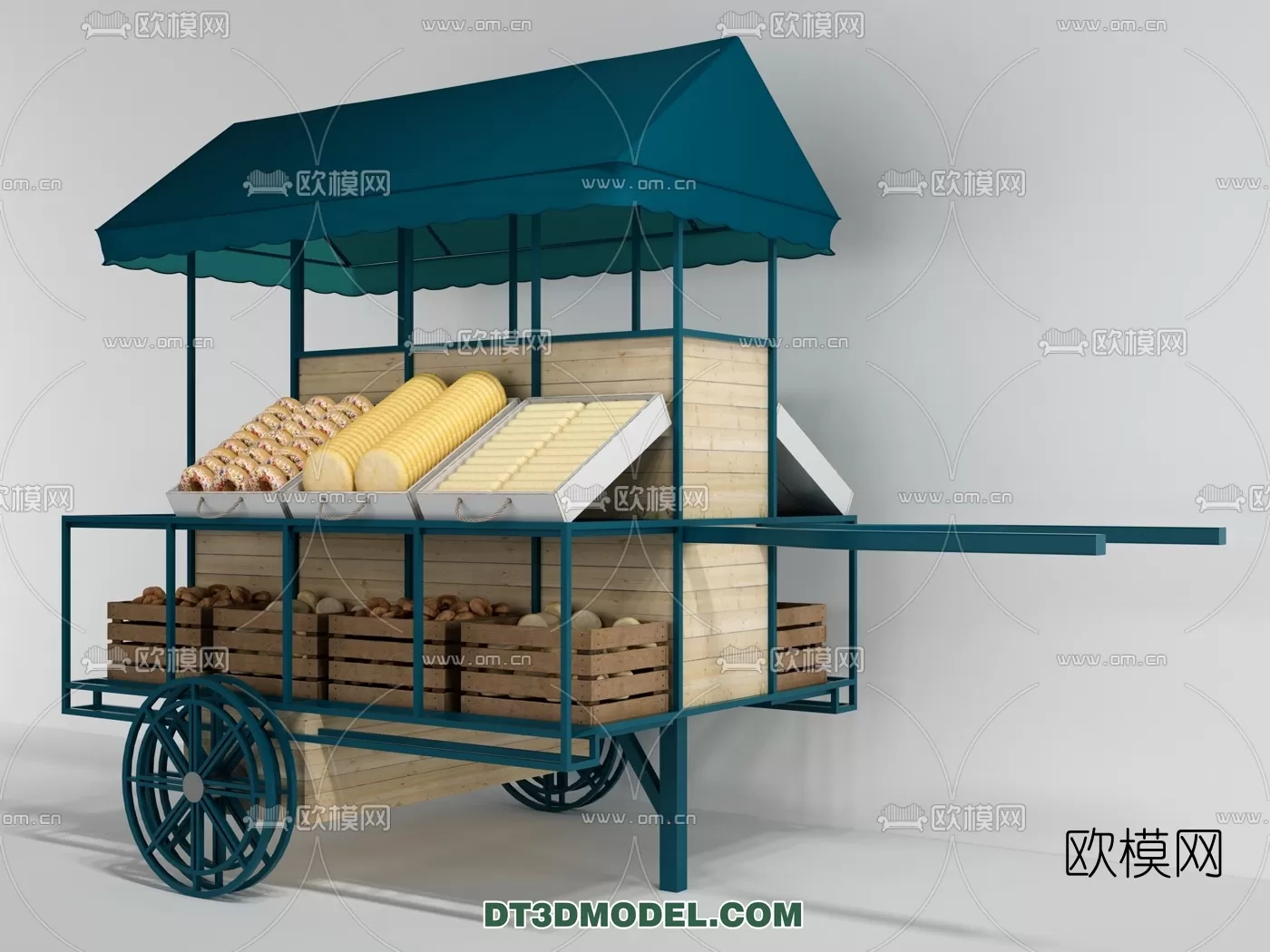 STREET VENDOR CART – 3D MODELS – 053