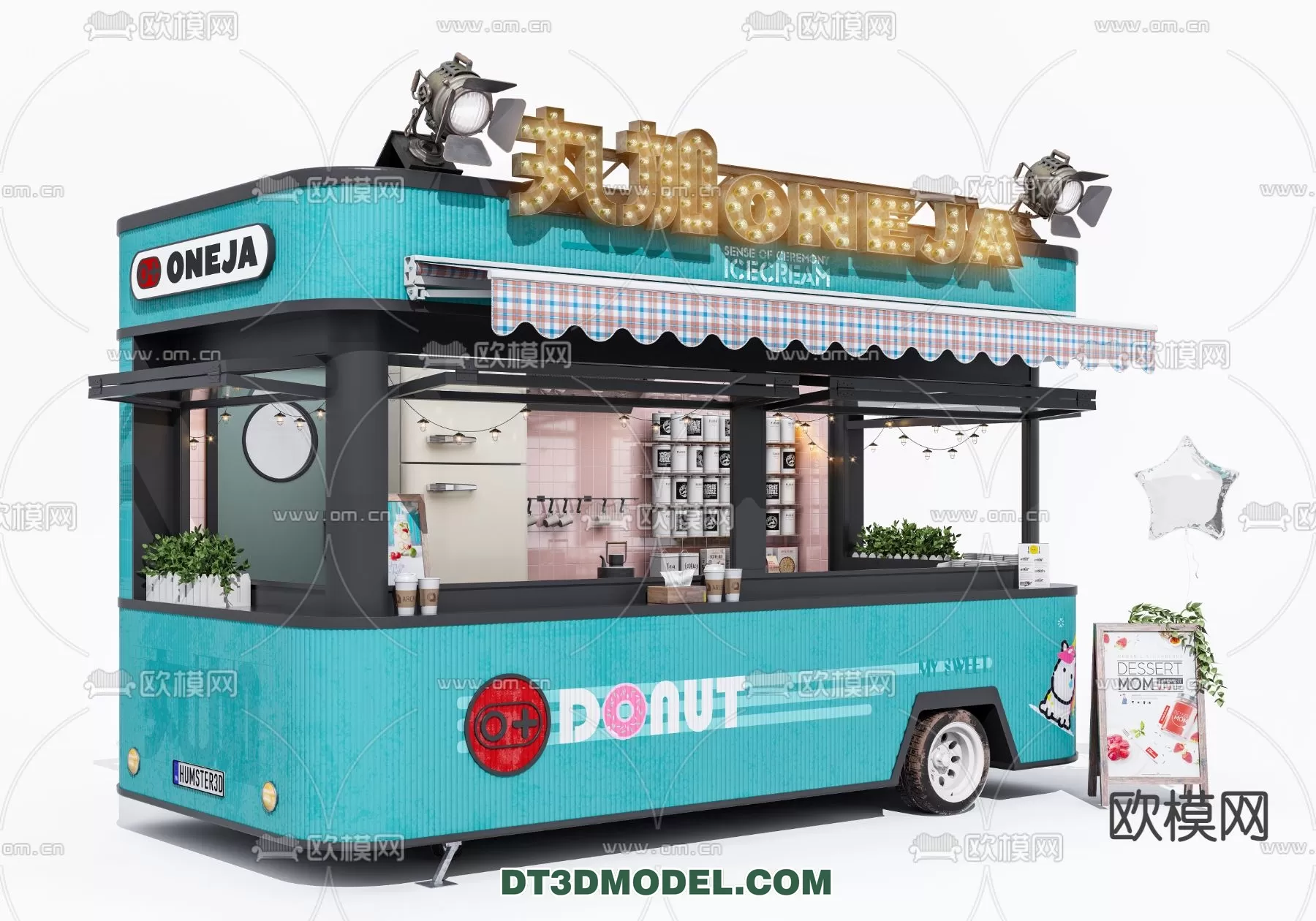 STREET VENDOR CART – 3D MODELS – 054