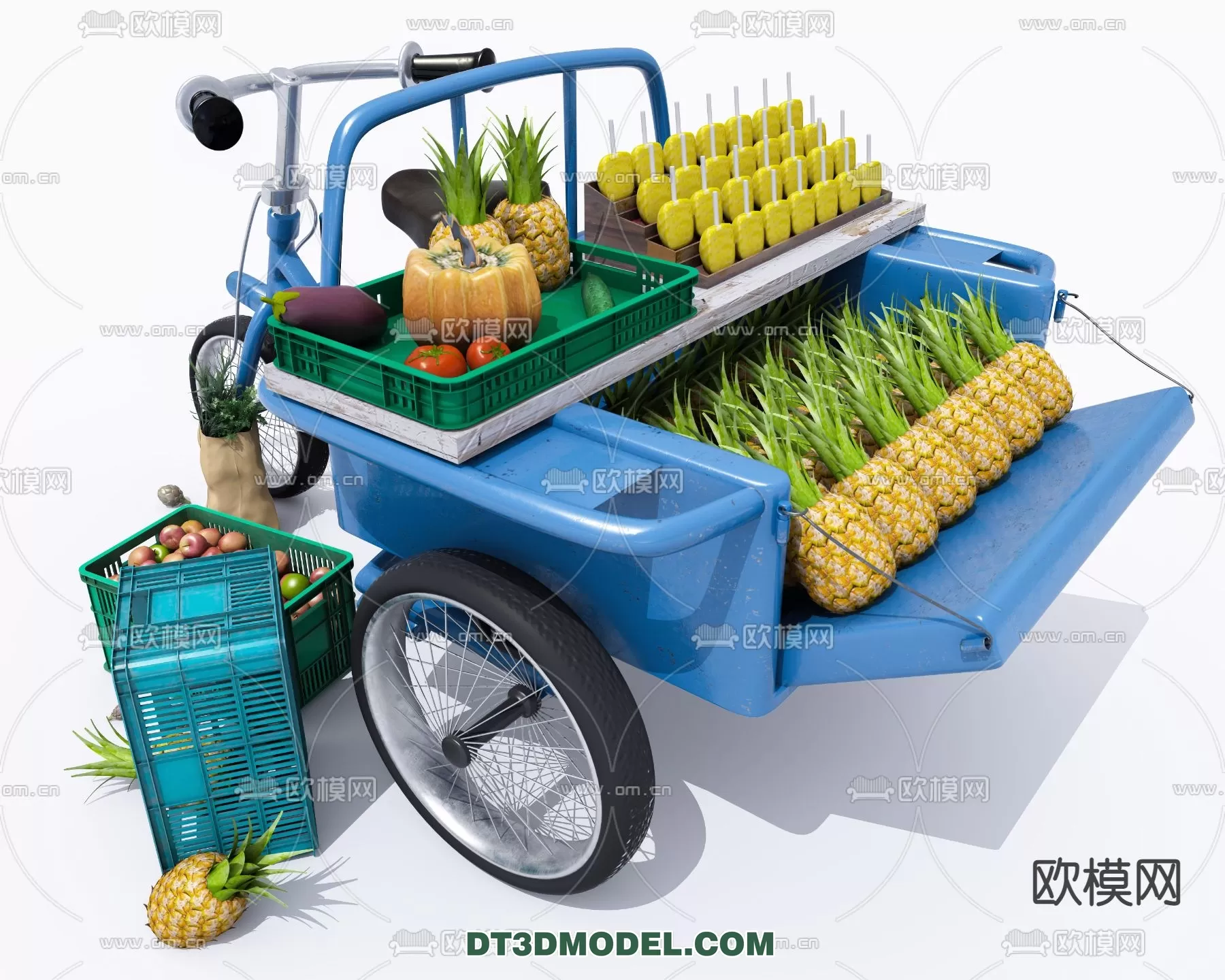 STREET VENDOR CART – 3D MODELS – 055