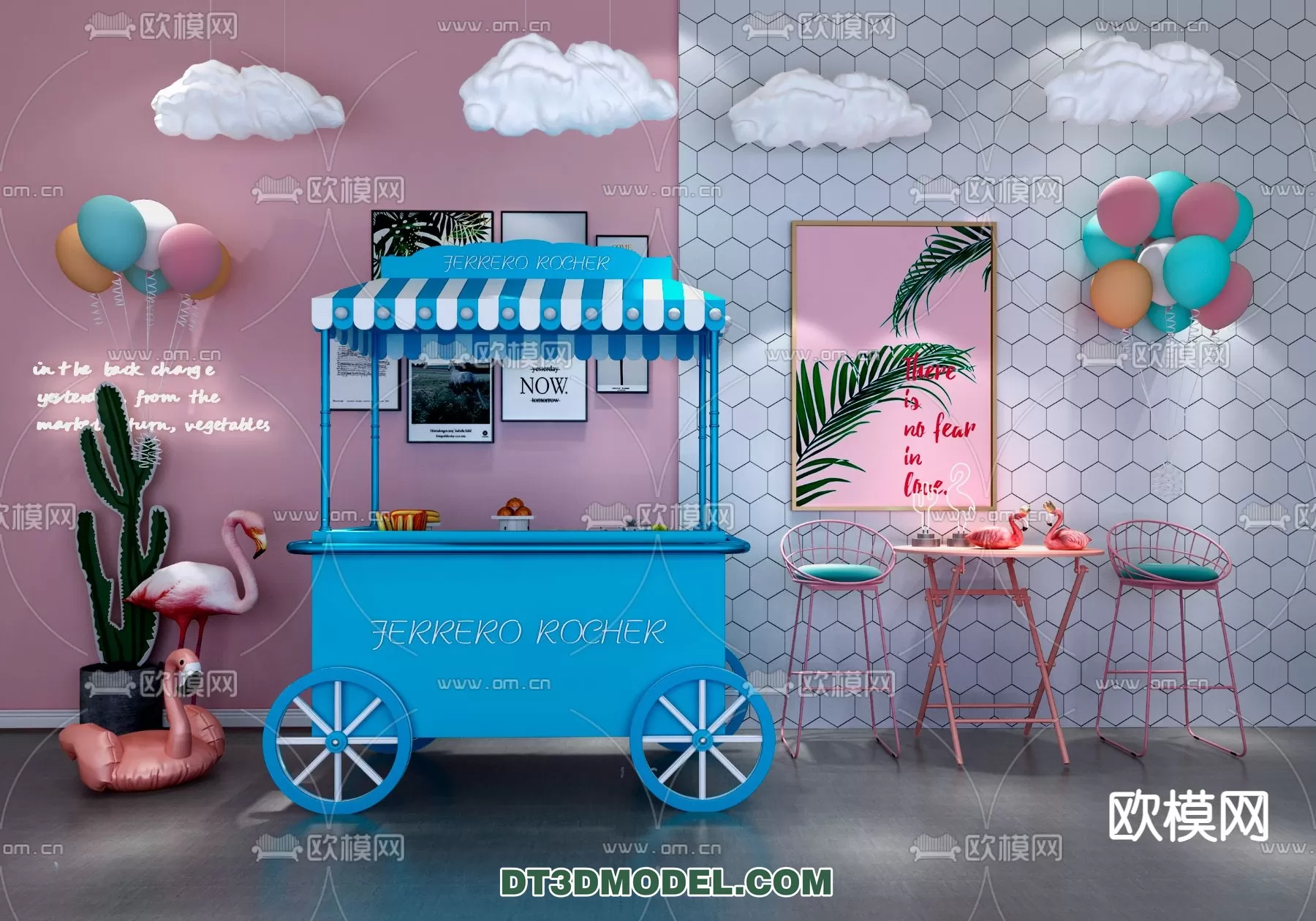 STREET VENDOR CART – 3D MODELS – 056