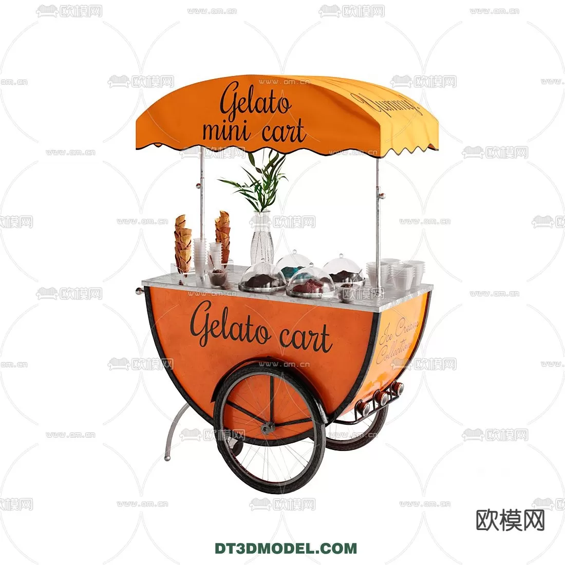 STREET VENDOR CART – 3D MODELS – 060