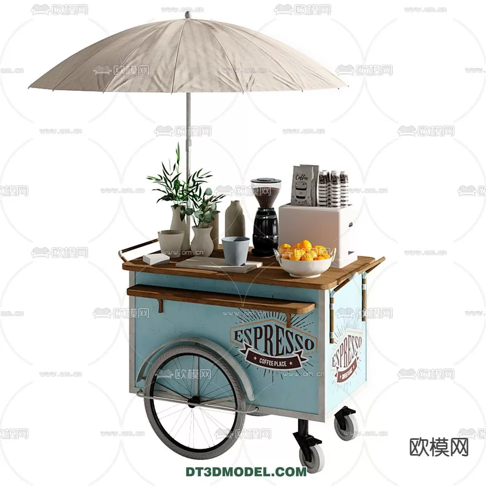 STREET VENDOR CART – 3D MODELS – 061