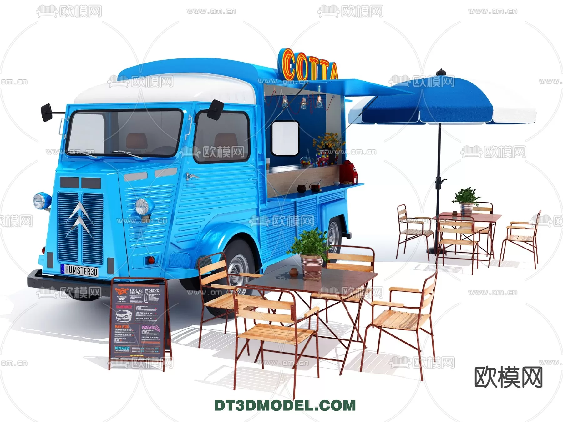STREET VENDOR CART – 3D MODELS – 062