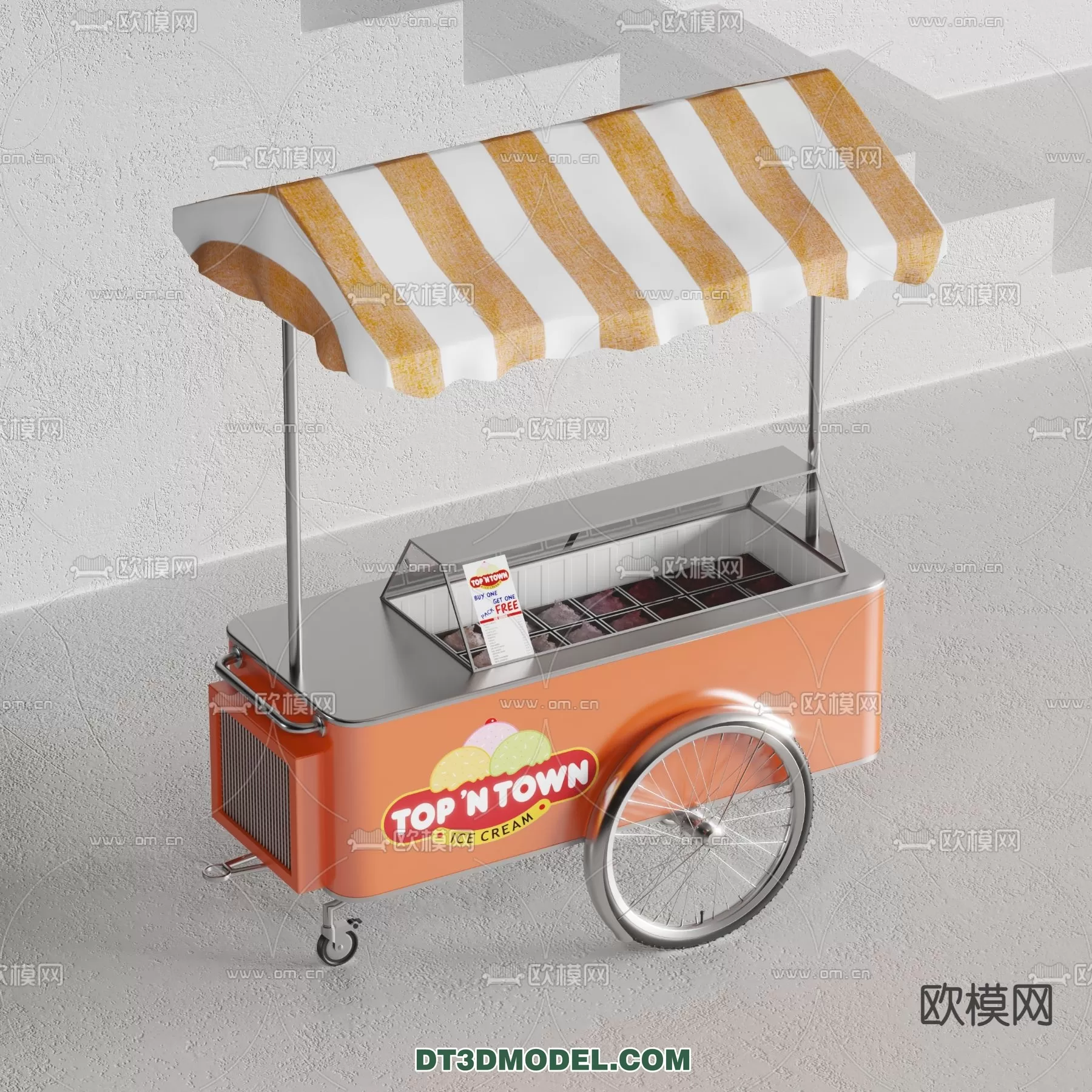 STREET VENDOR CART – 3D MODELS – 063