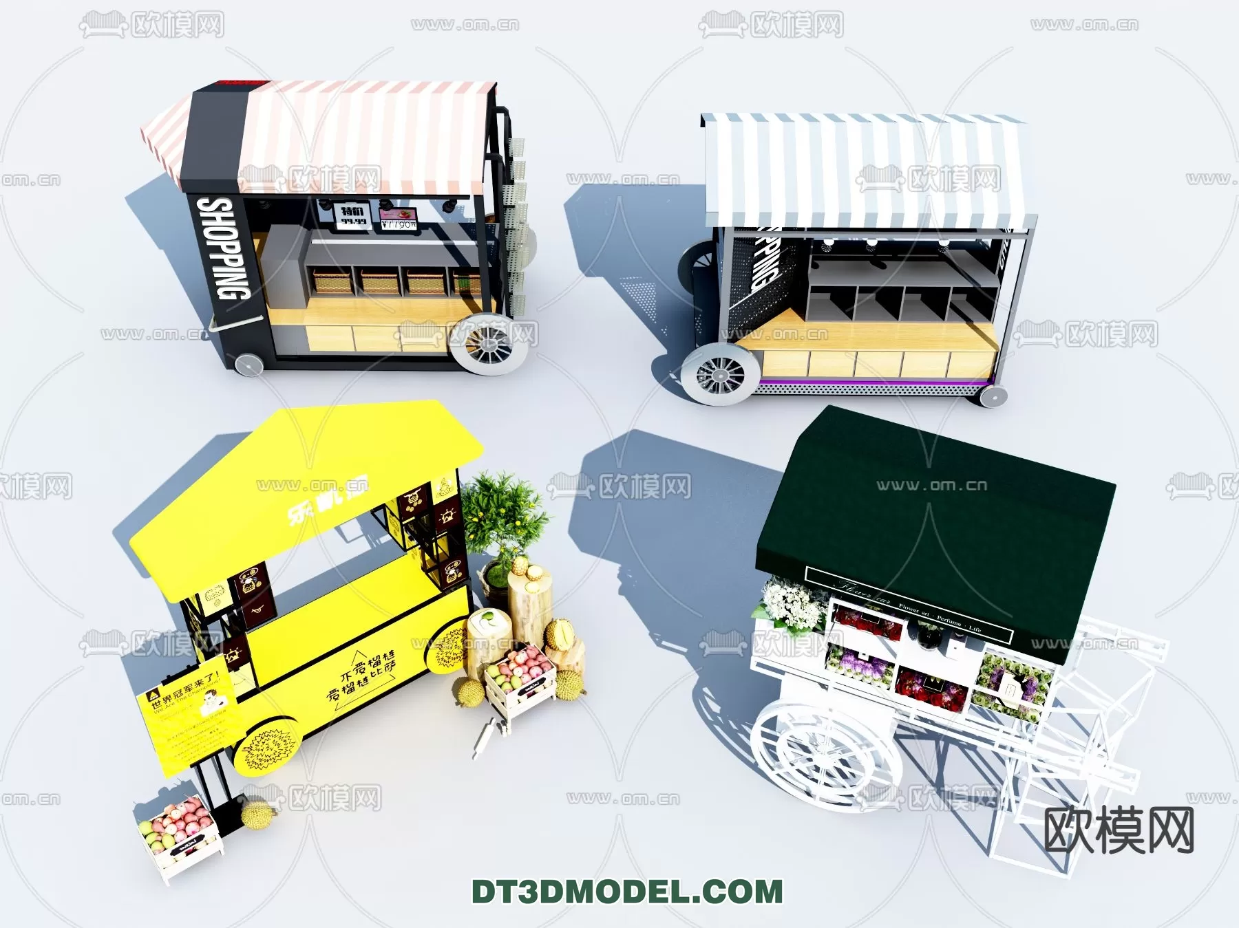 STREET VENDOR CART – 3D MODELS – 066