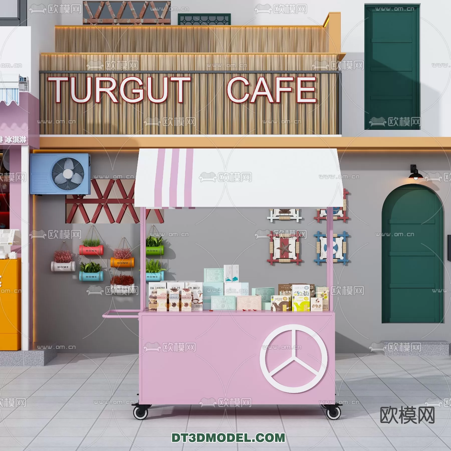 STREET VENDOR CART – 3D MODELS – 070