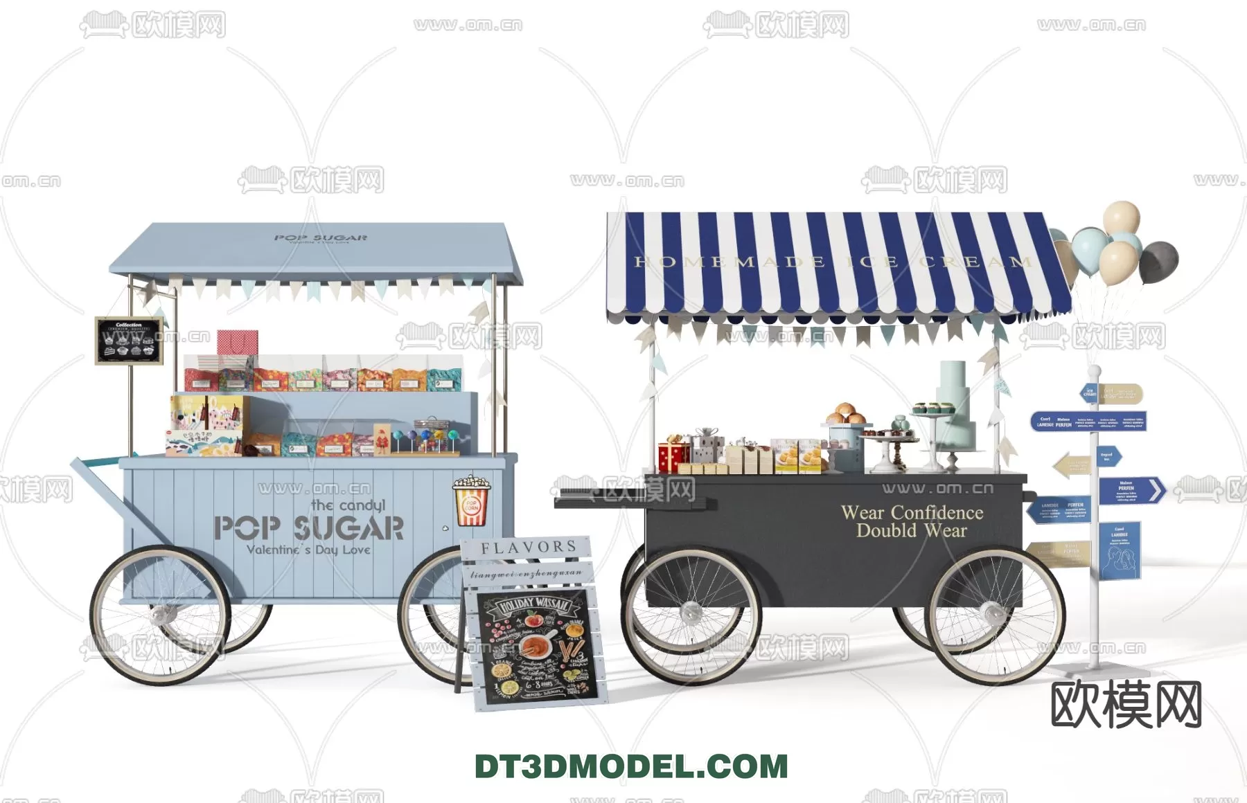 STREET VENDOR CART – 3D MODELS – 074