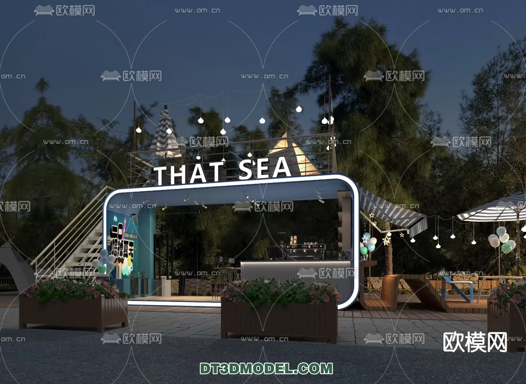 STREET VENDOR CART – 3D MODELS – 075