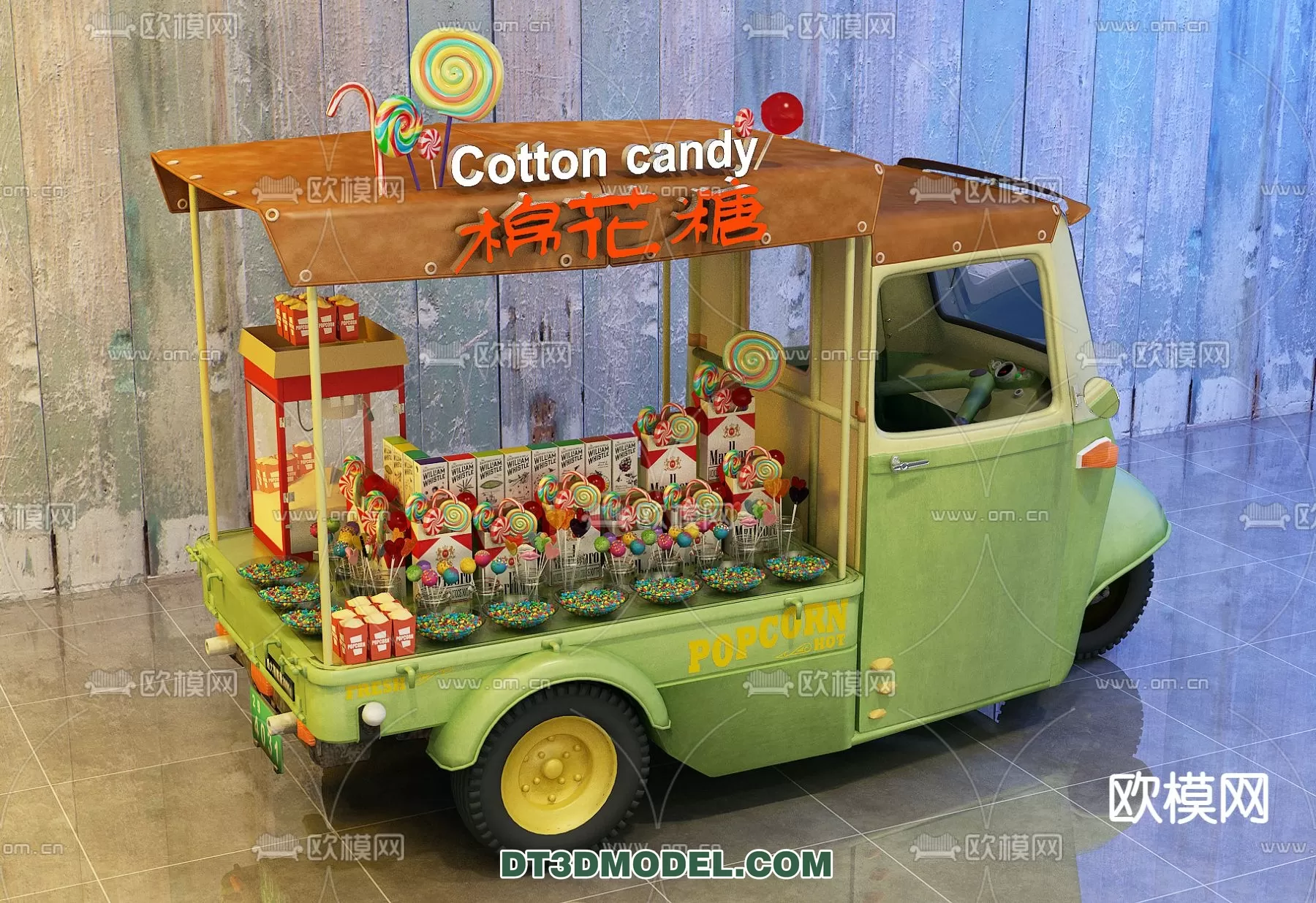 STREET VENDOR CART – 3D MODELS – 078