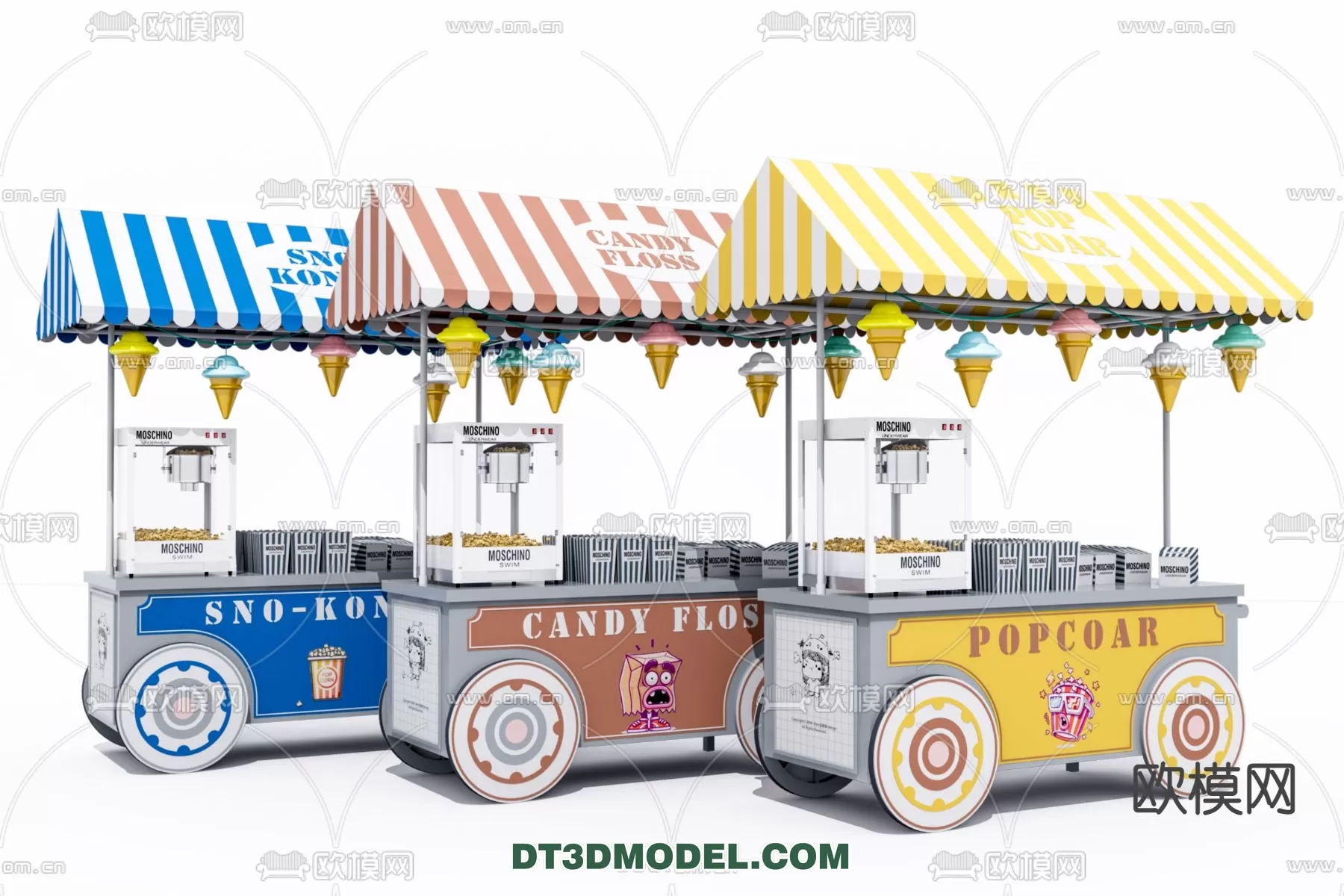 STREET VENDOR CART – 3D MODELS – 080