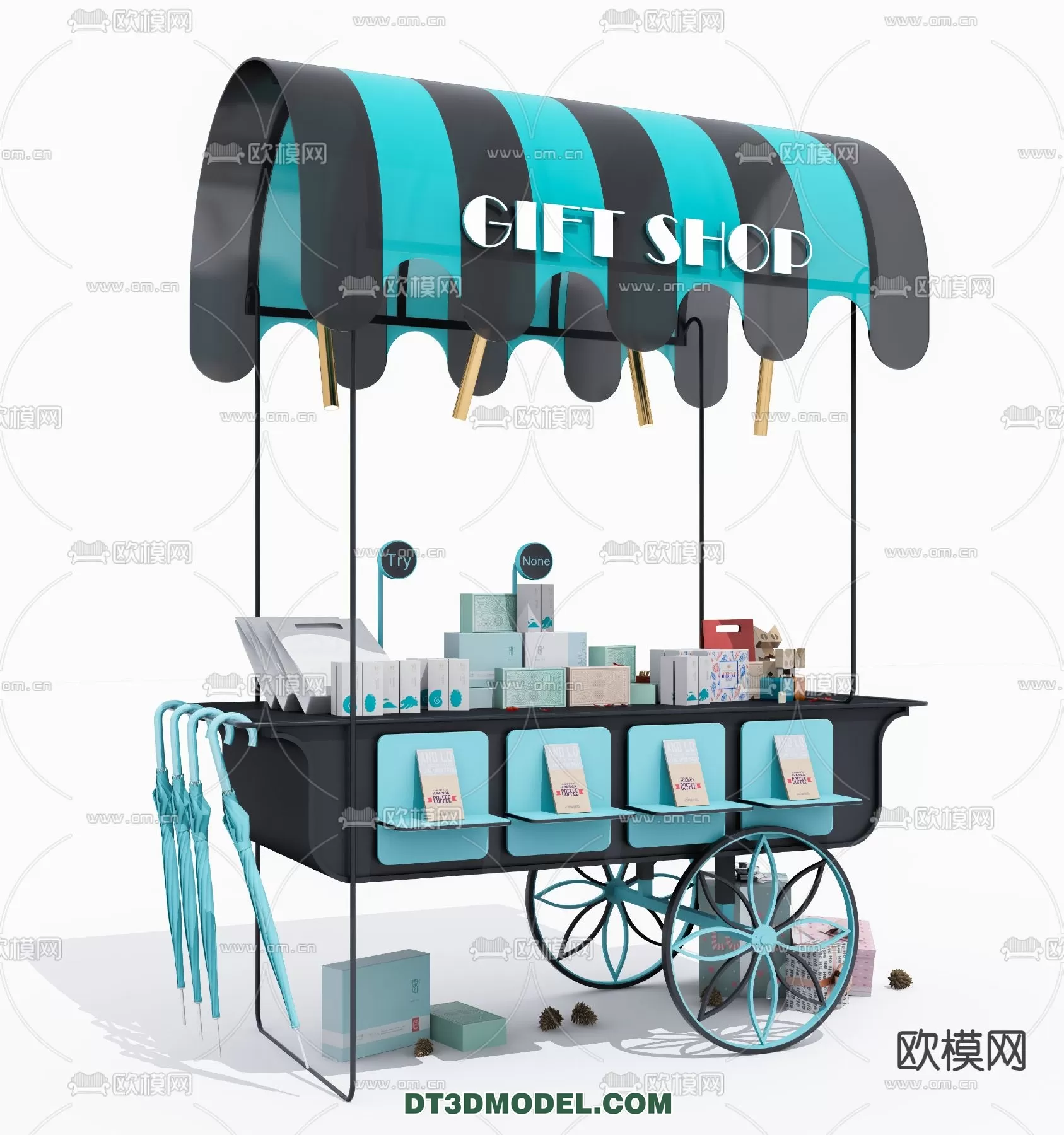 STREET VENDOR CART – 3D MODELS – 081