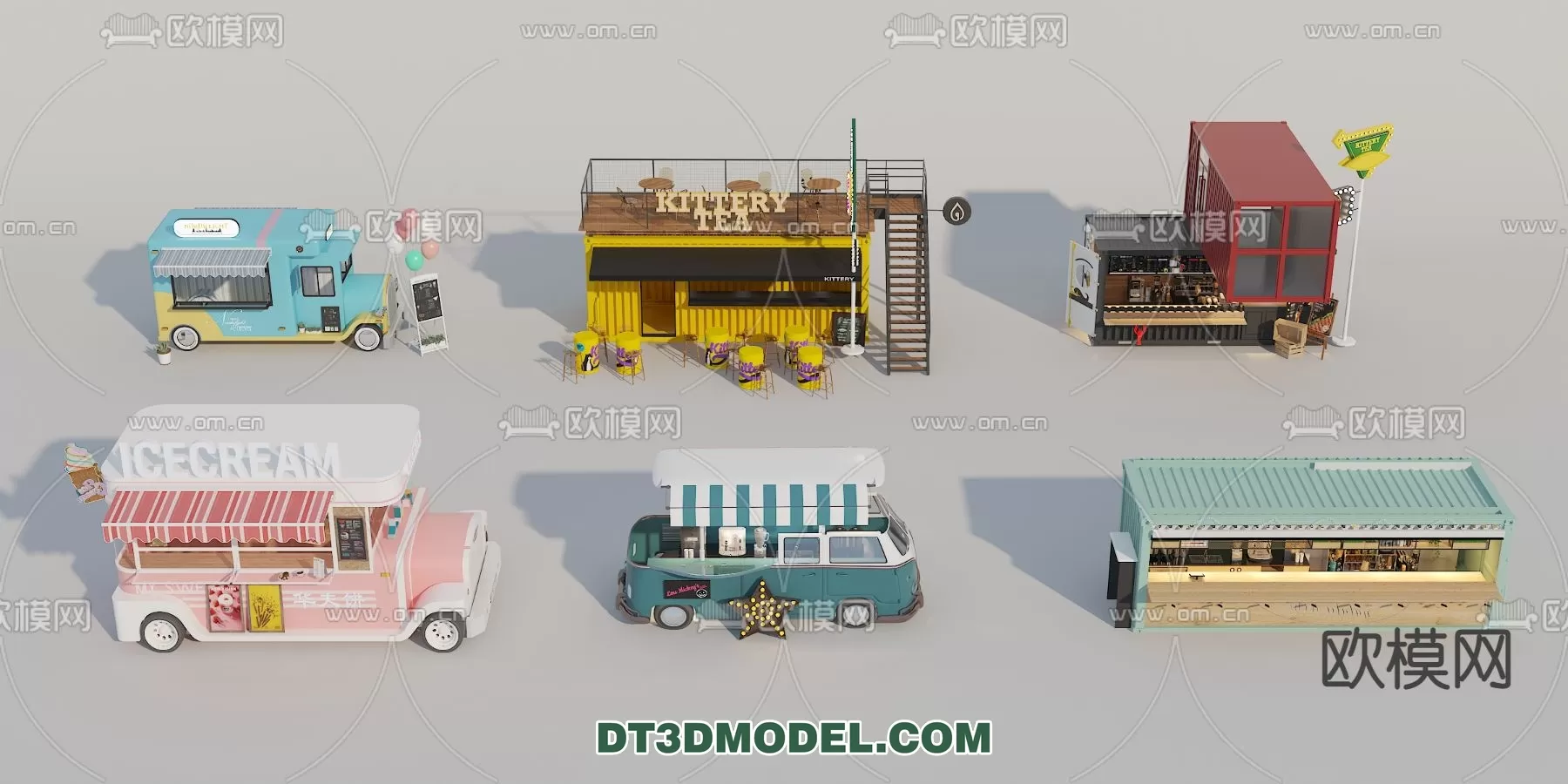 STREET VENDOR CART – 3D MODELS – 091
