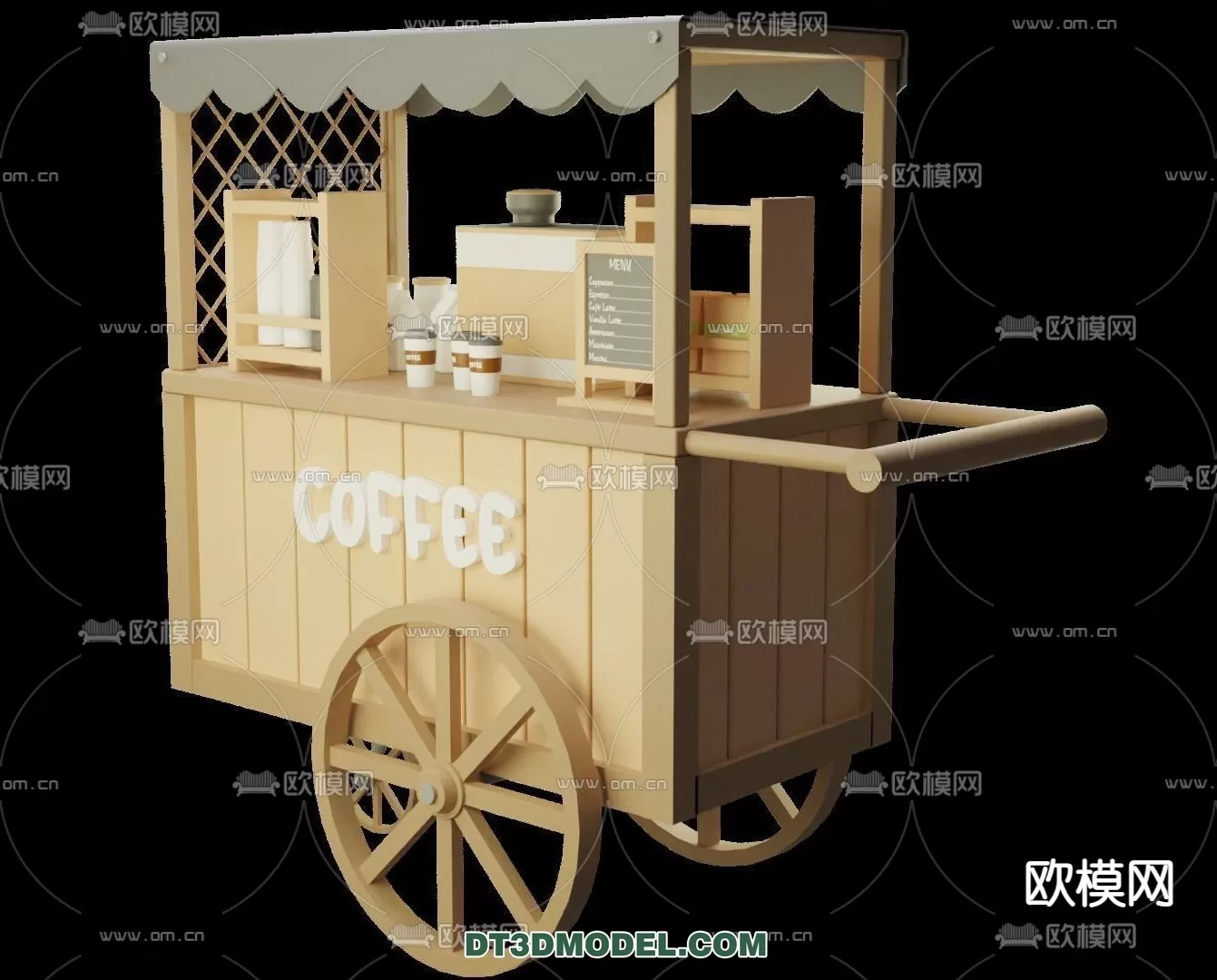 STREET VENDOR CART – 3D MODELS – 095