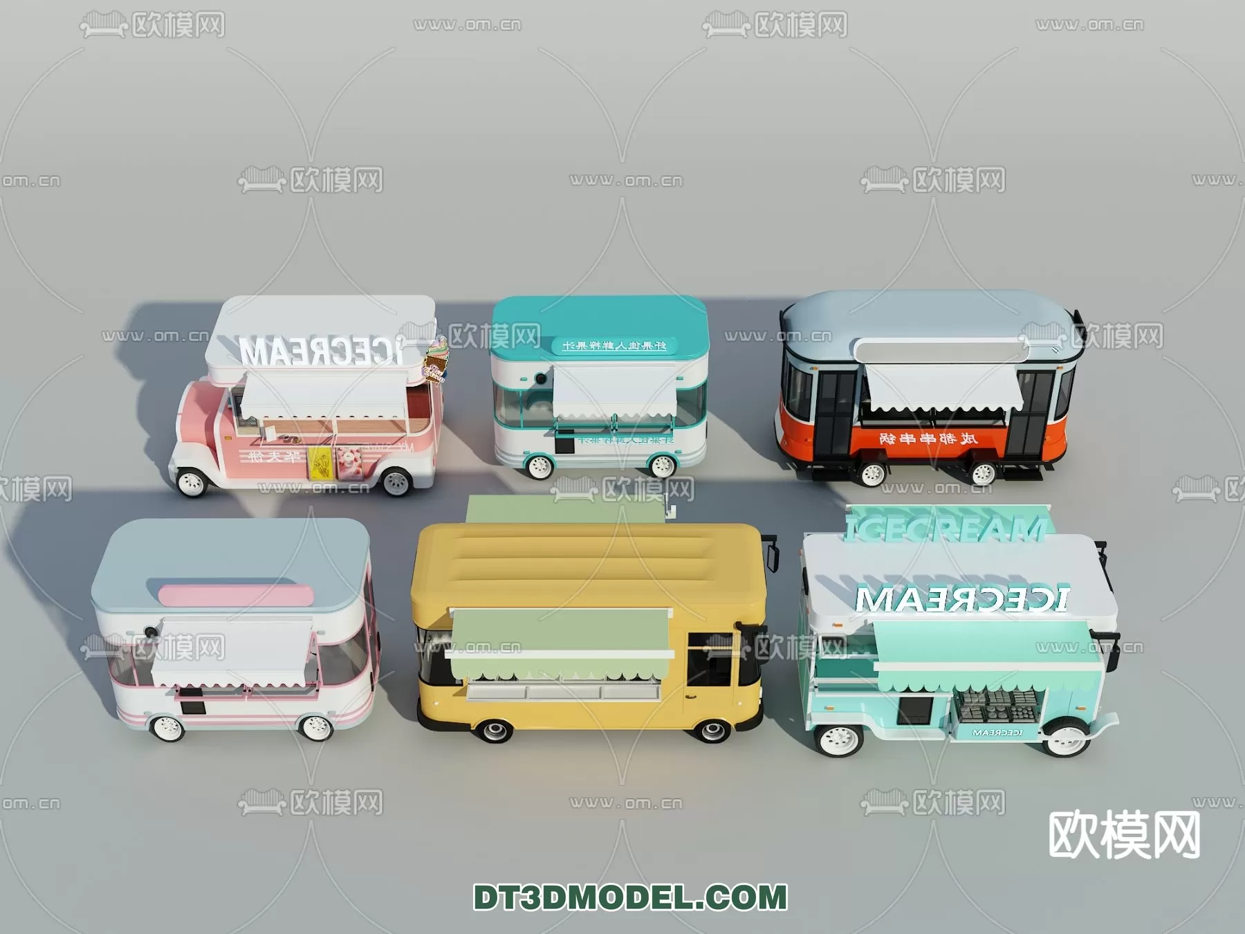 STREET VENDOR CART – 3D MODELS – 099