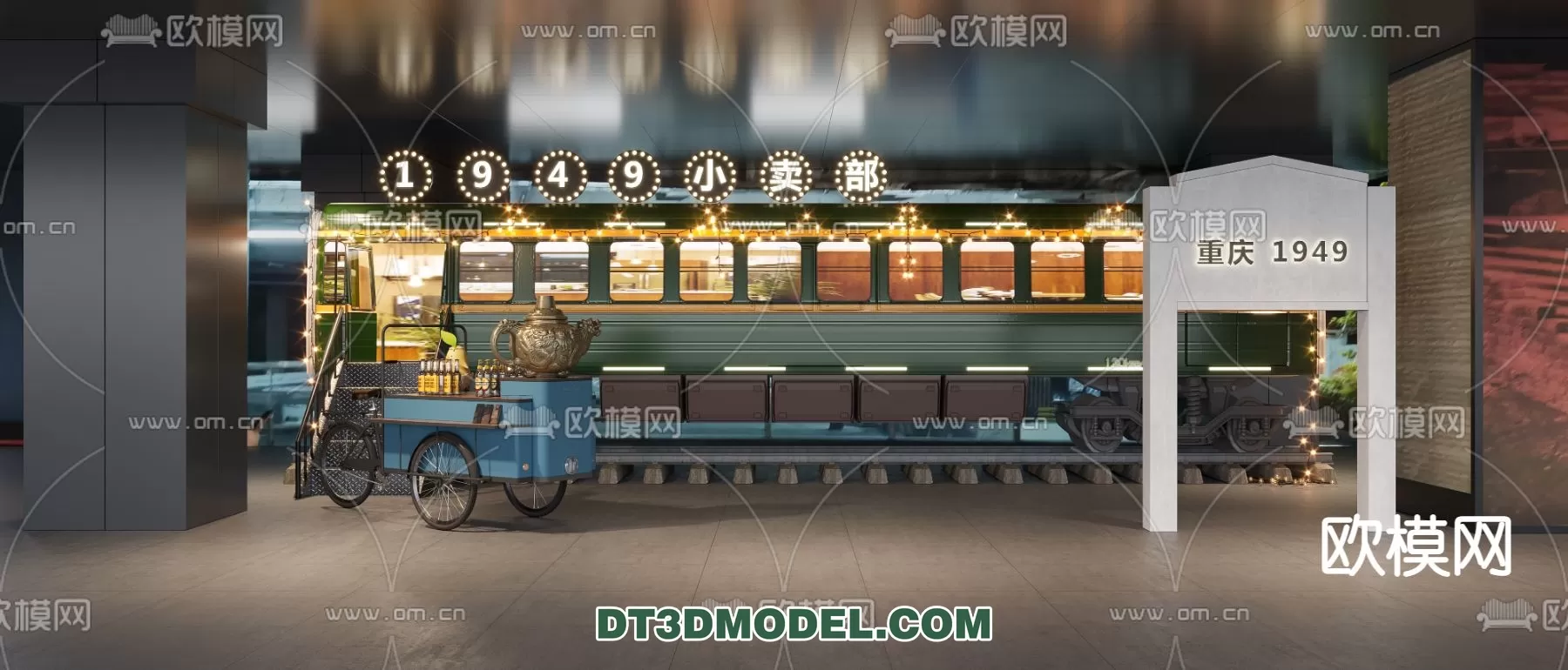 STREET VENDOR CART – 3D MODELS – 100