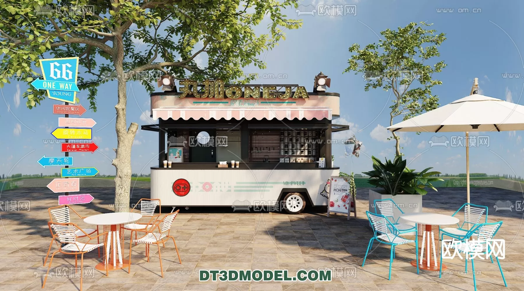 STREET VENDOR CART – 3D MODELS – 101